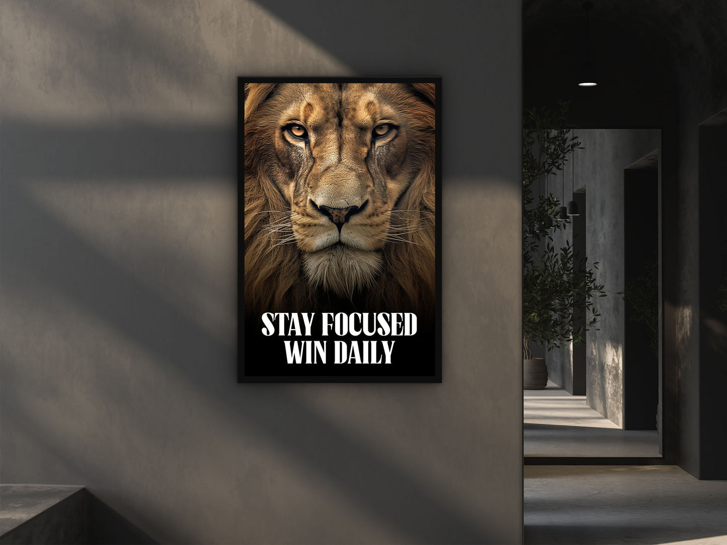 Stay Focused Win Daily Wall Art