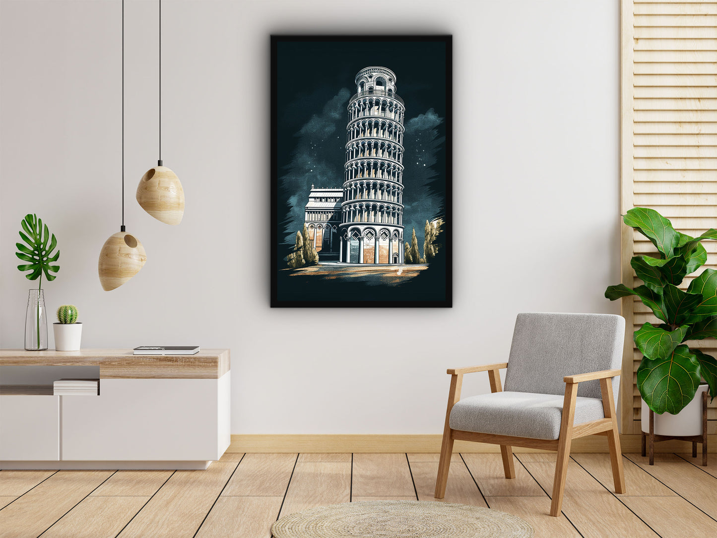 Leaning Tower Wall Art