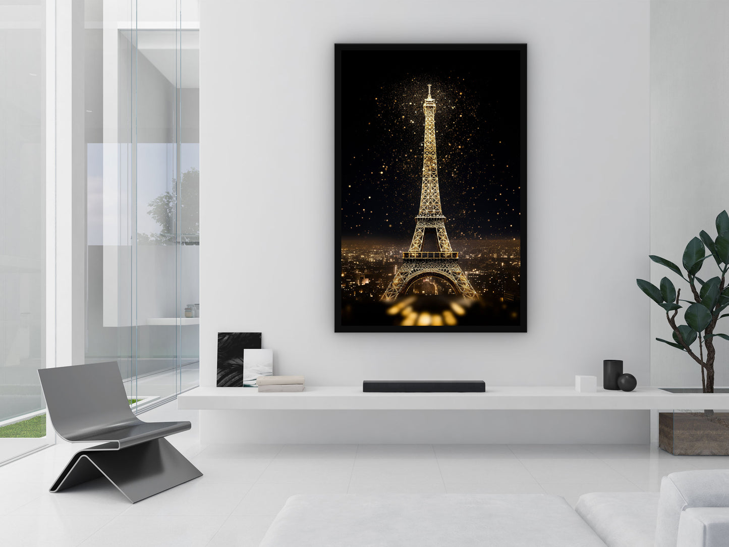 Eiffel Tower Wall Art Decor
