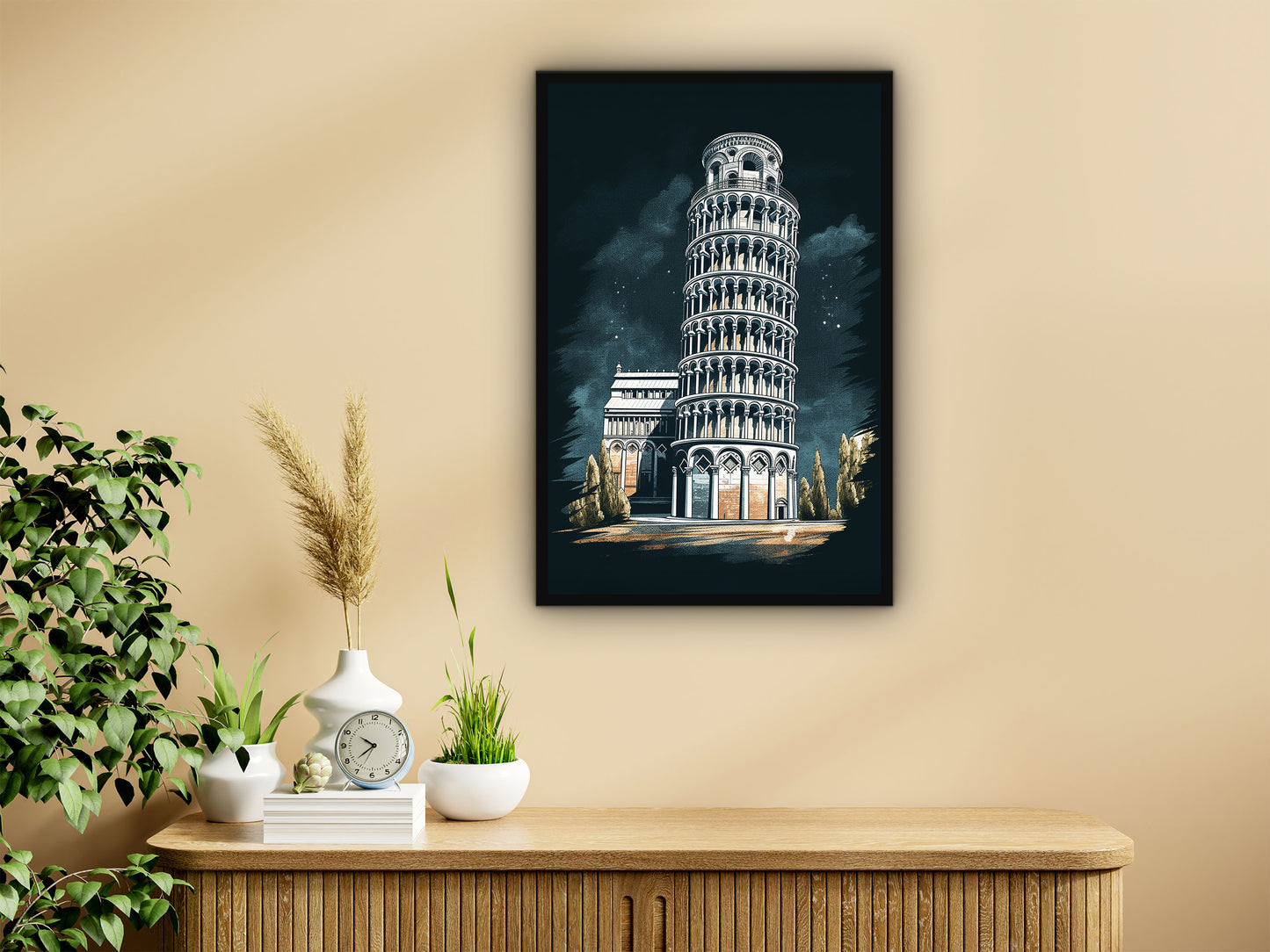Leaning Tower Wall Art