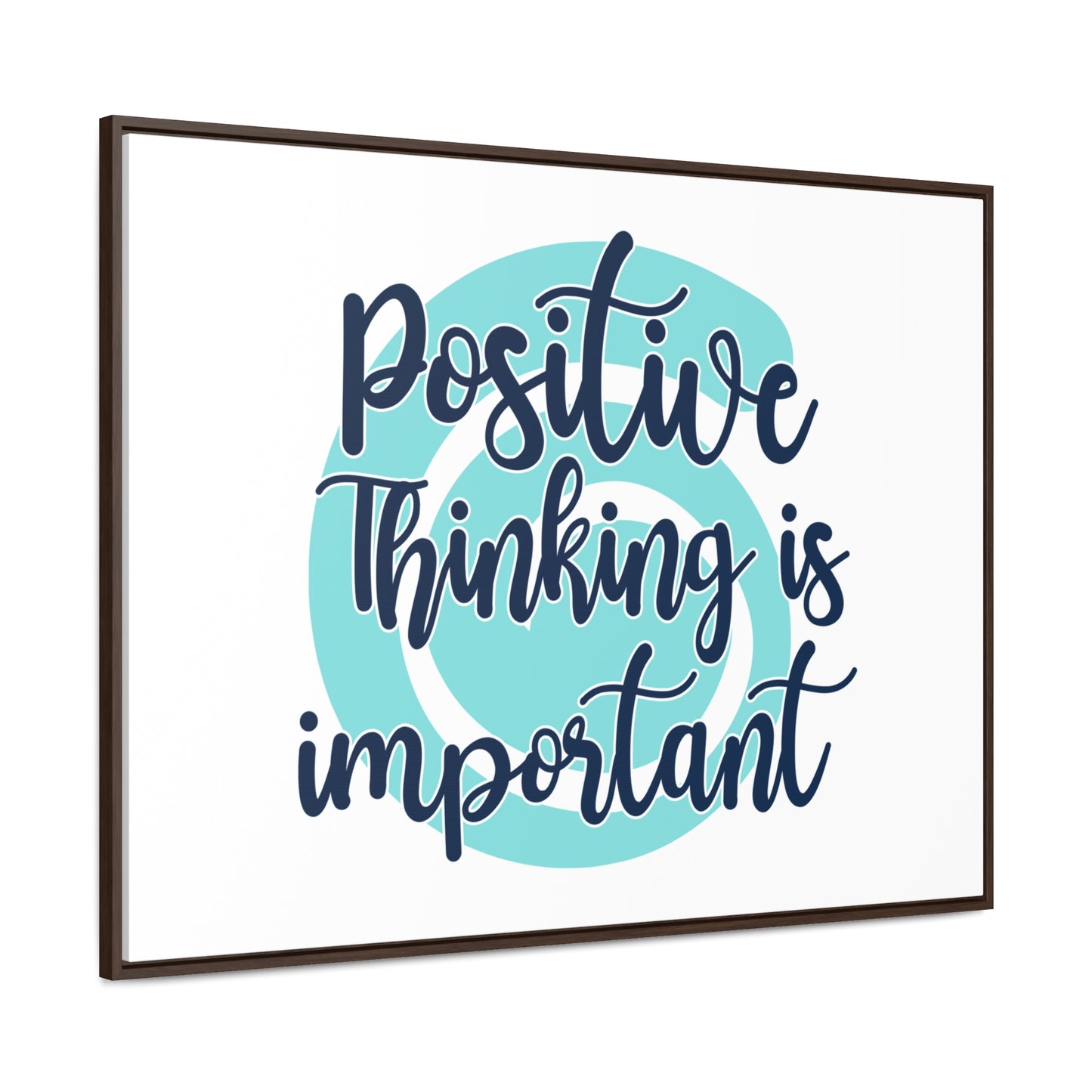 Positive Thinking is Important Wall Art
