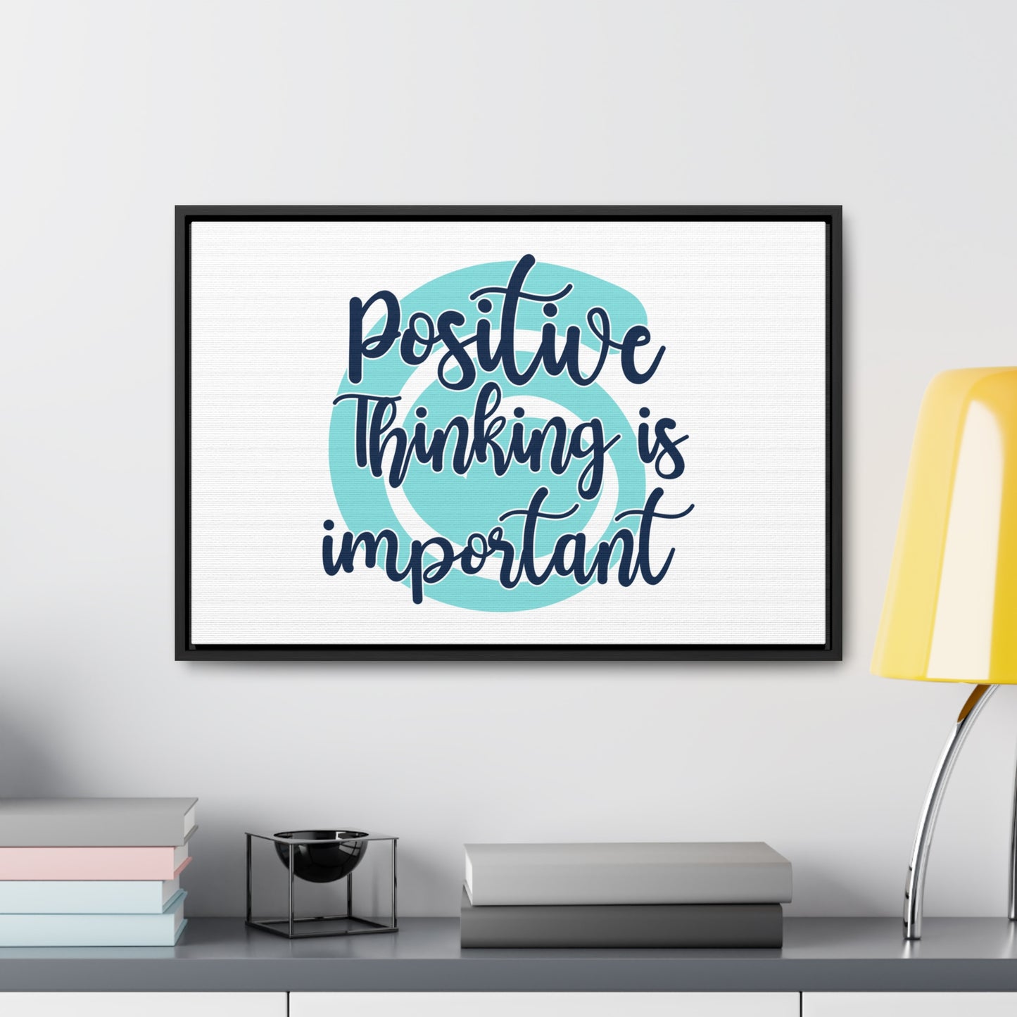 Positive Thinking is Important Wall Art