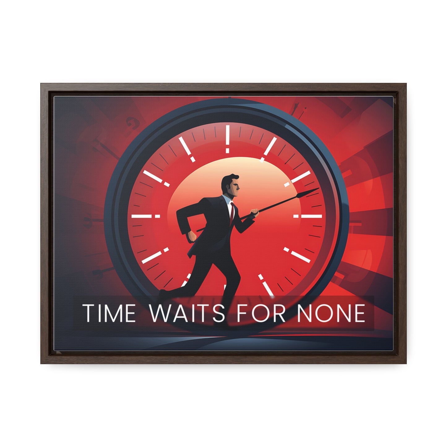 Time Waits For None Wall Art