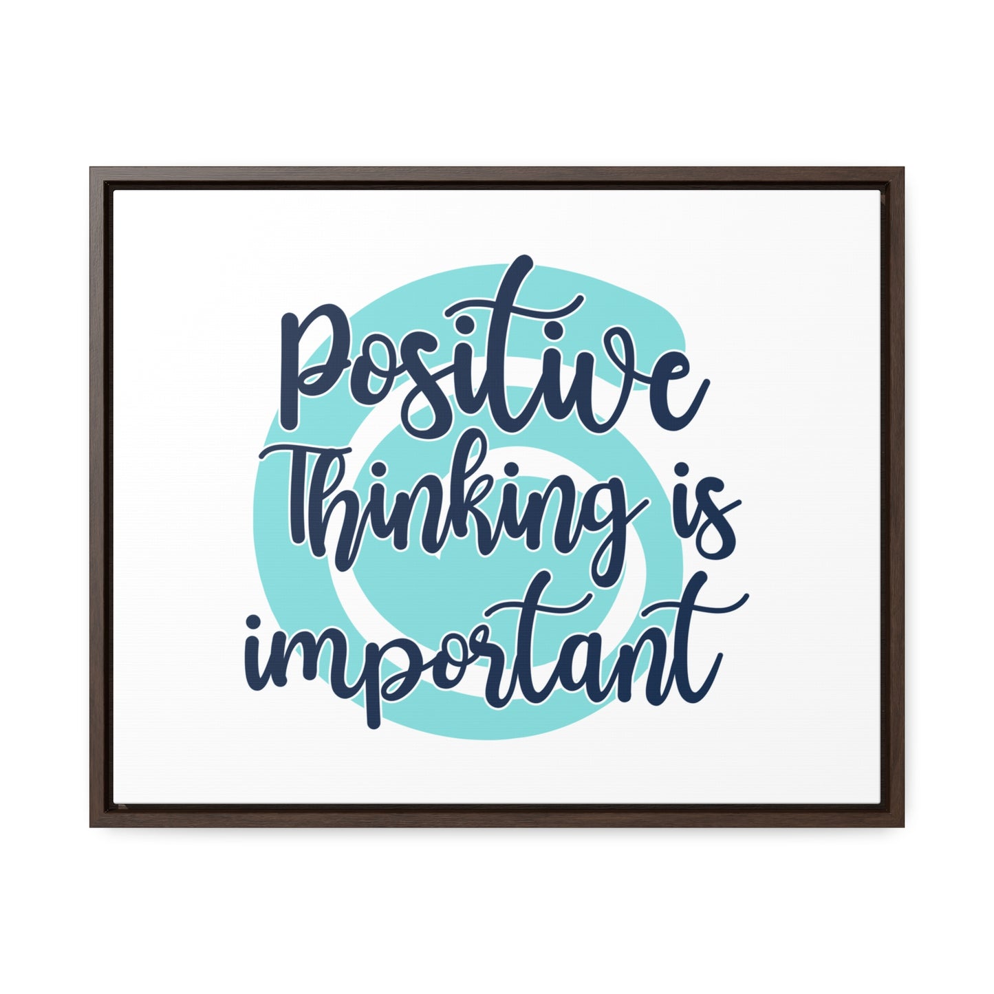 Positive Thinking is Important Wall Art