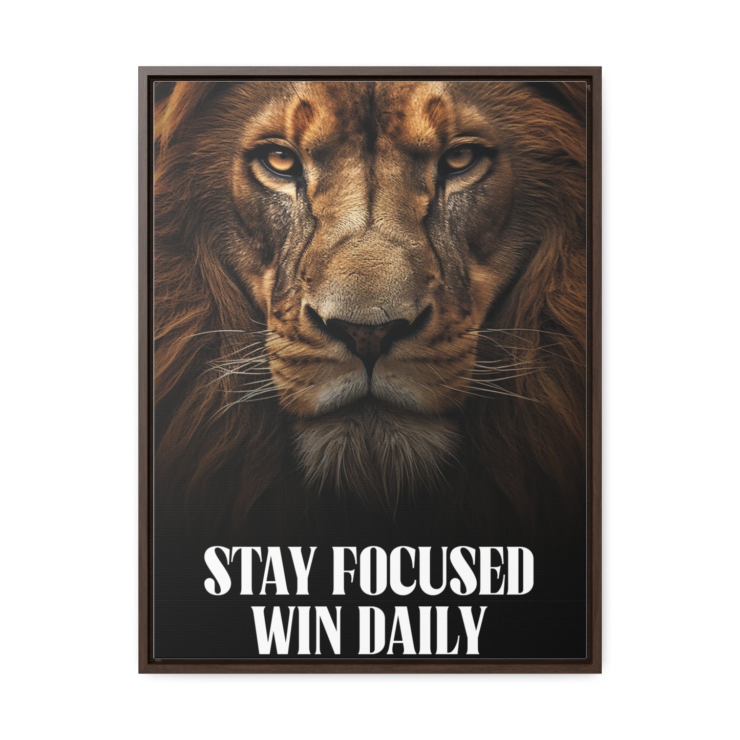 Stay Focused Win Daily Wall Art