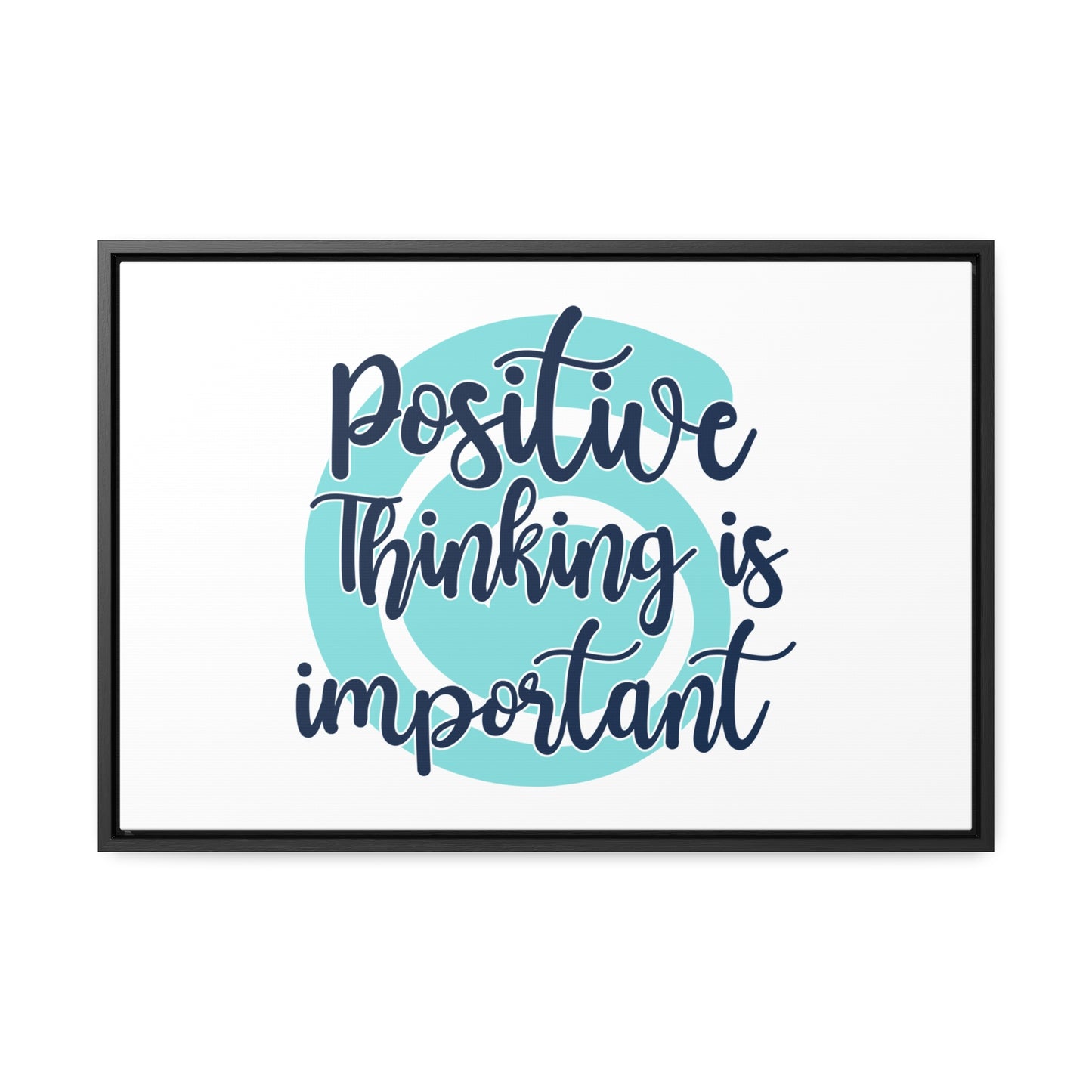 Positive Thinking is Important Wall Art