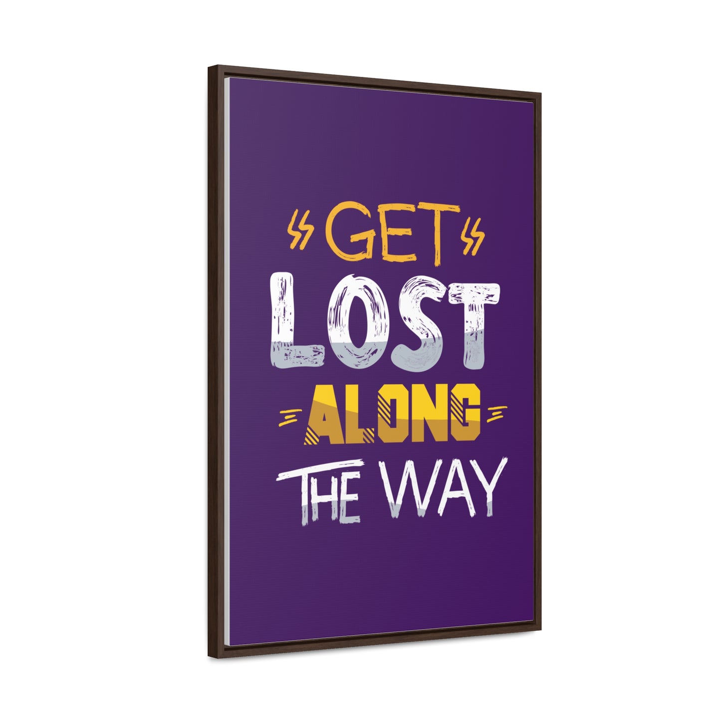 Get Lost Alone The Way Wall Art Canvas