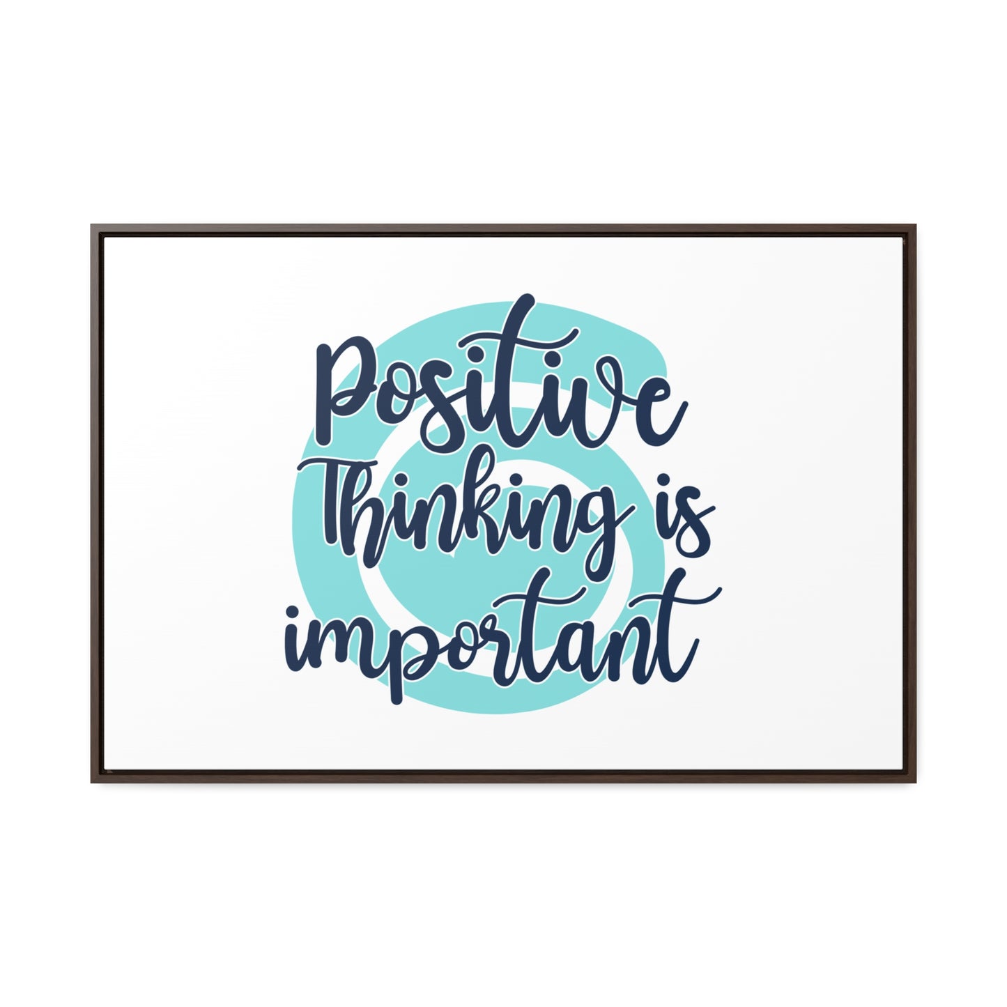 Positive Thinking is Important Wall Art