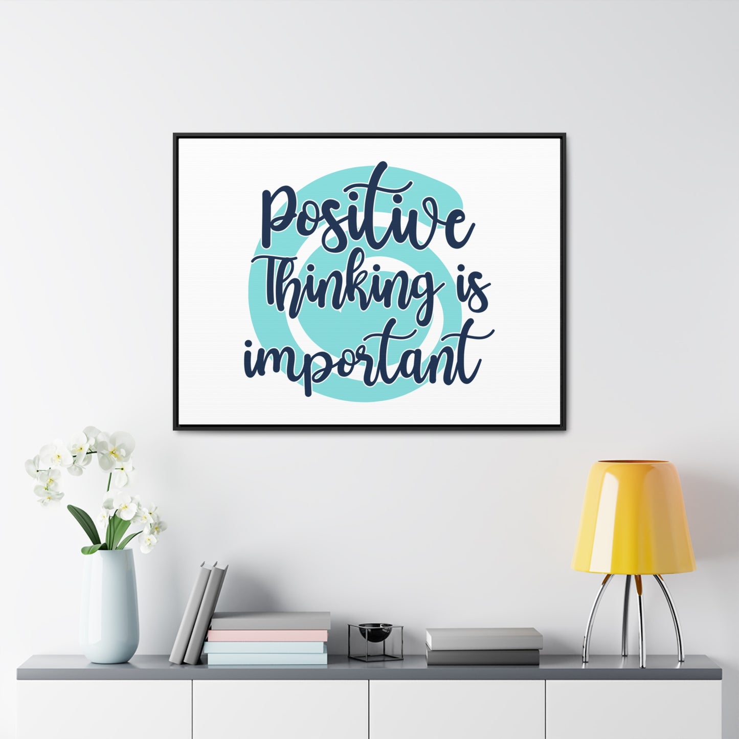 Positive Thinking is Important Wall Art
