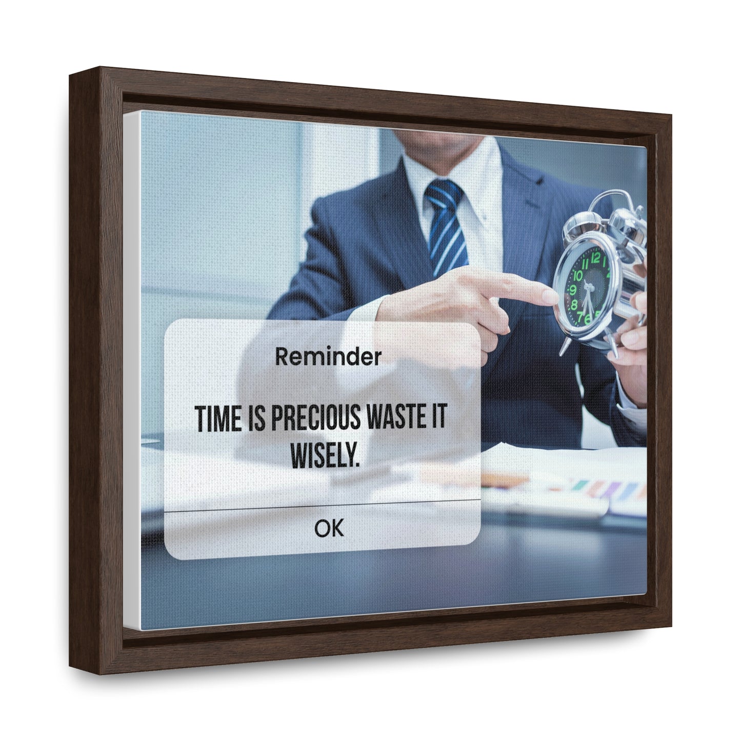 Time is Precious Waste it Wisely Wall Art