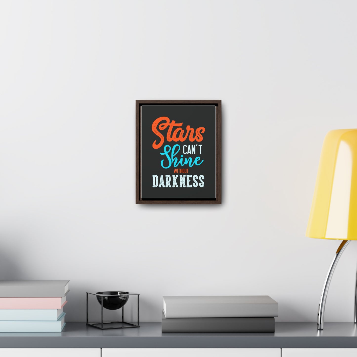 Stars Can't Shine Without Darkness Wall Art