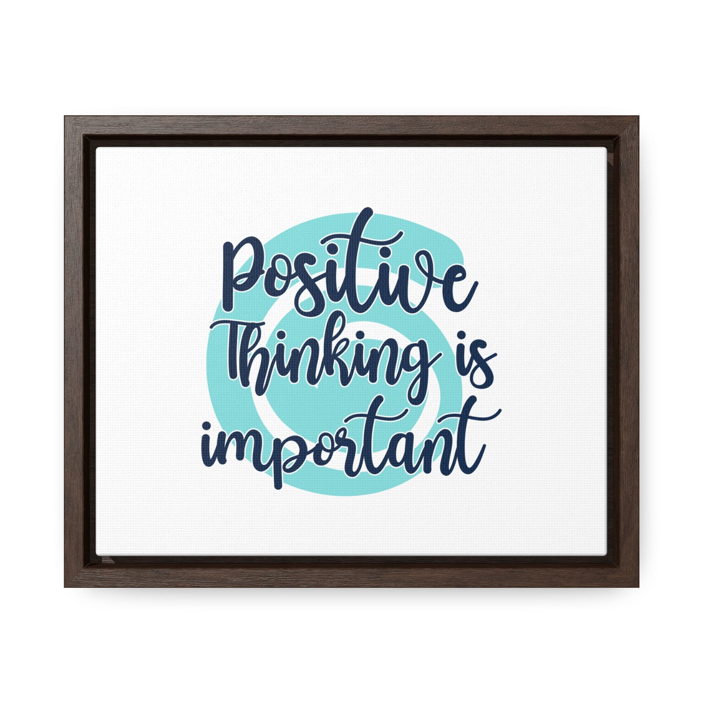 Positive Thinking is Important Wall Art