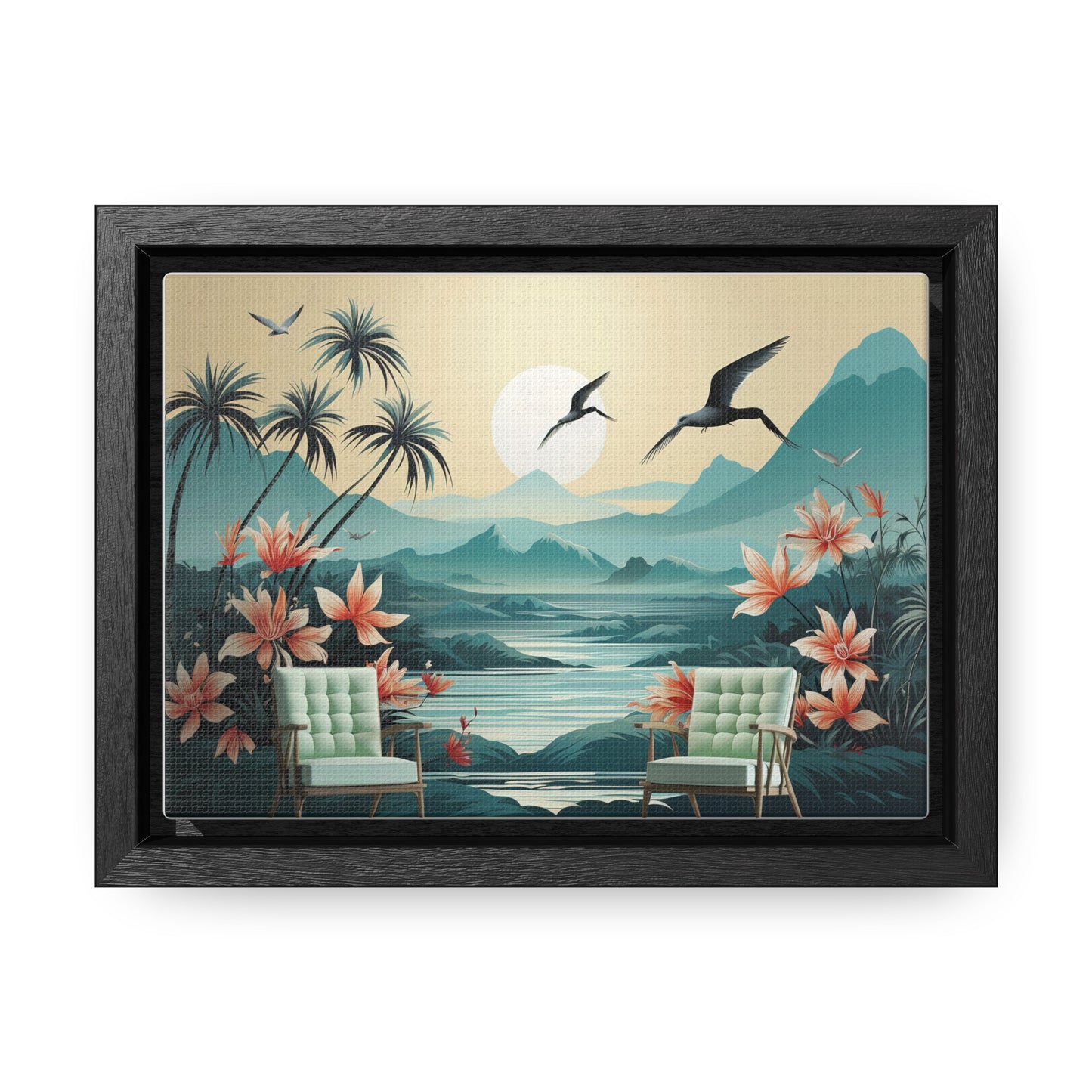 Wall Mural Wallpaper Jungle Landscape Flower for Living Room TV Sofa Bedroom Wall Art