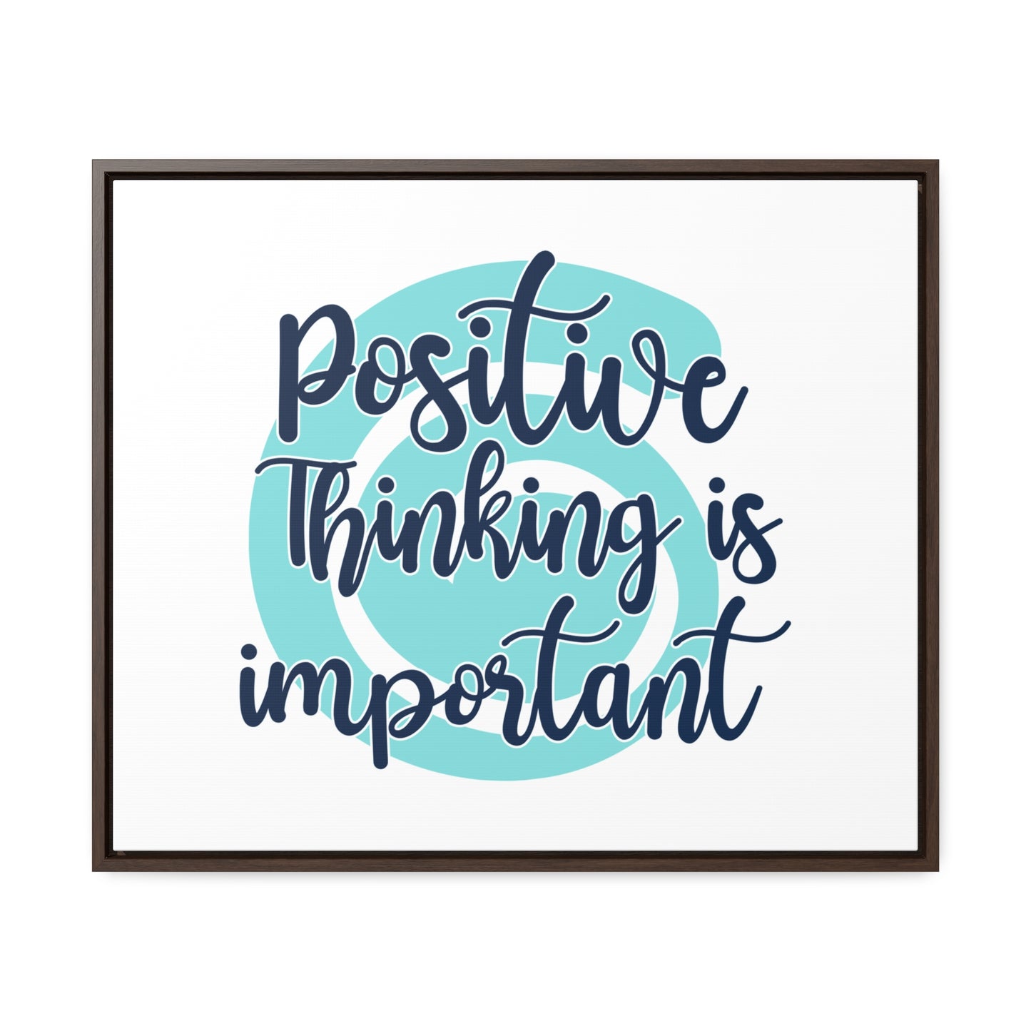 Positive Thinking is Important Wall Art