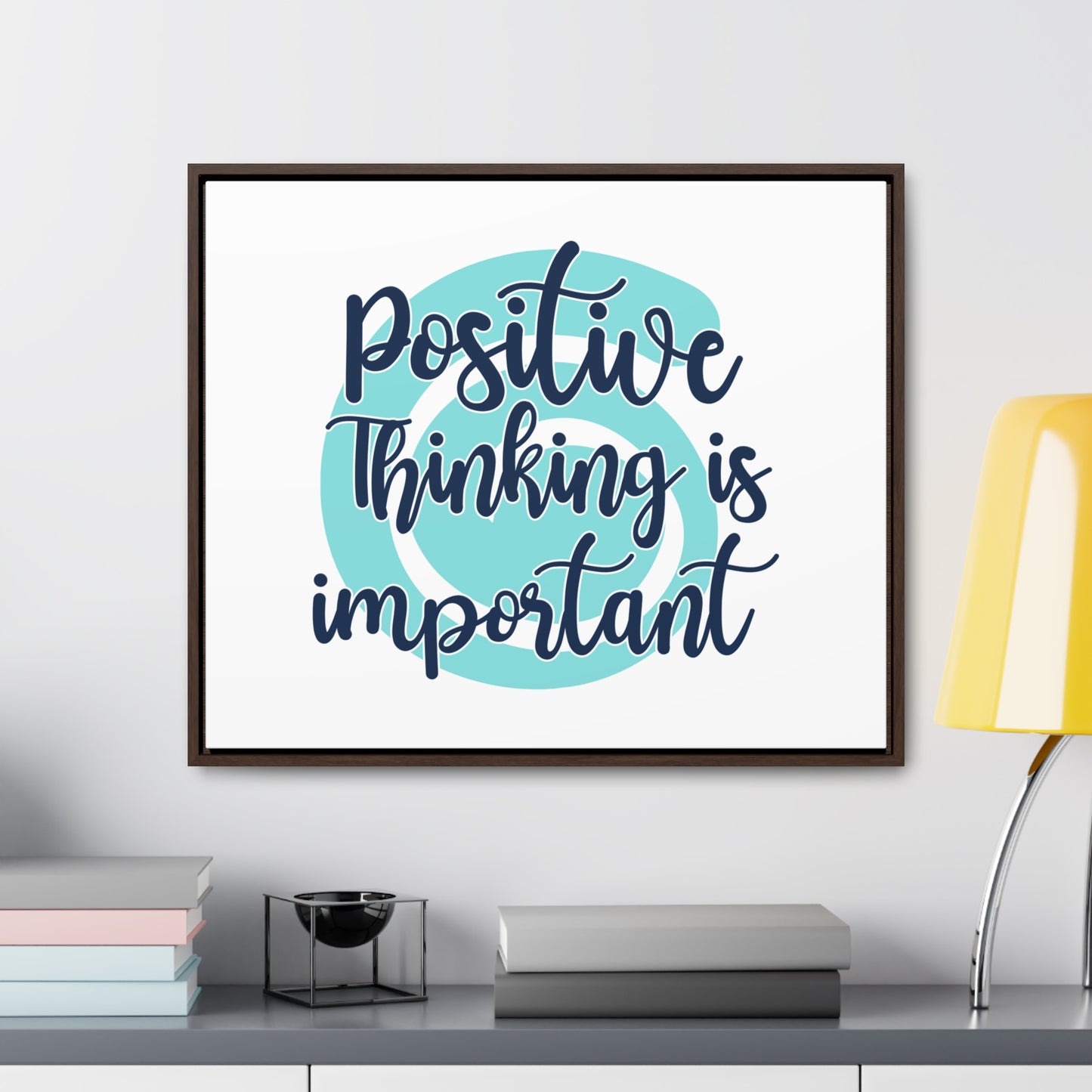 Positive Thinking is Important Wall Art