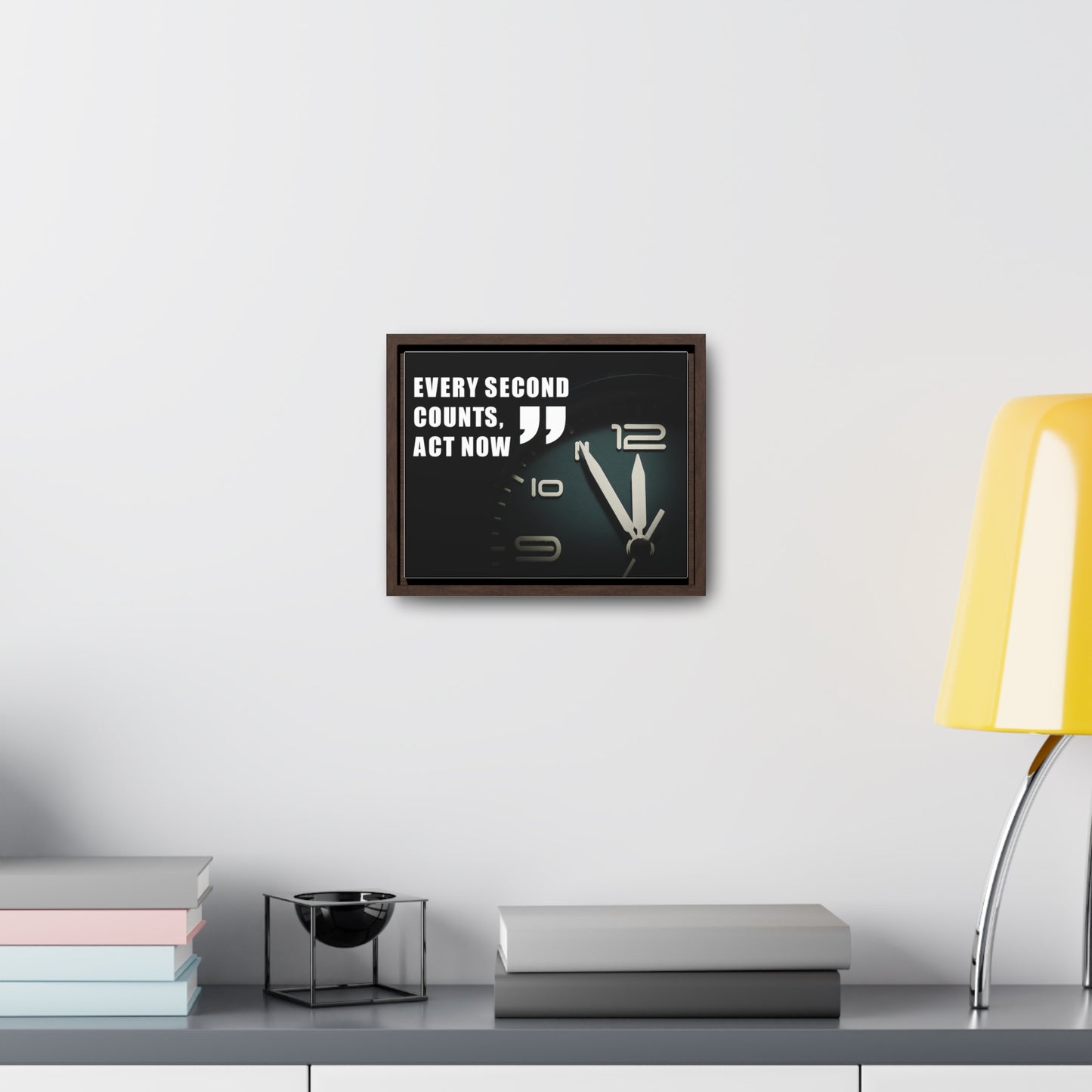 Every Second Counts, Act Now Wall Art