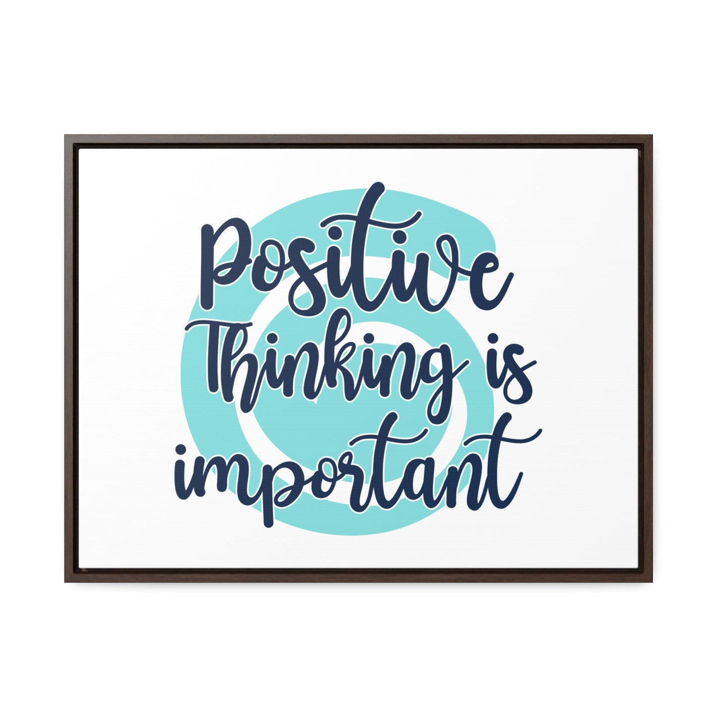 Positive Thinking is Important Wall Art