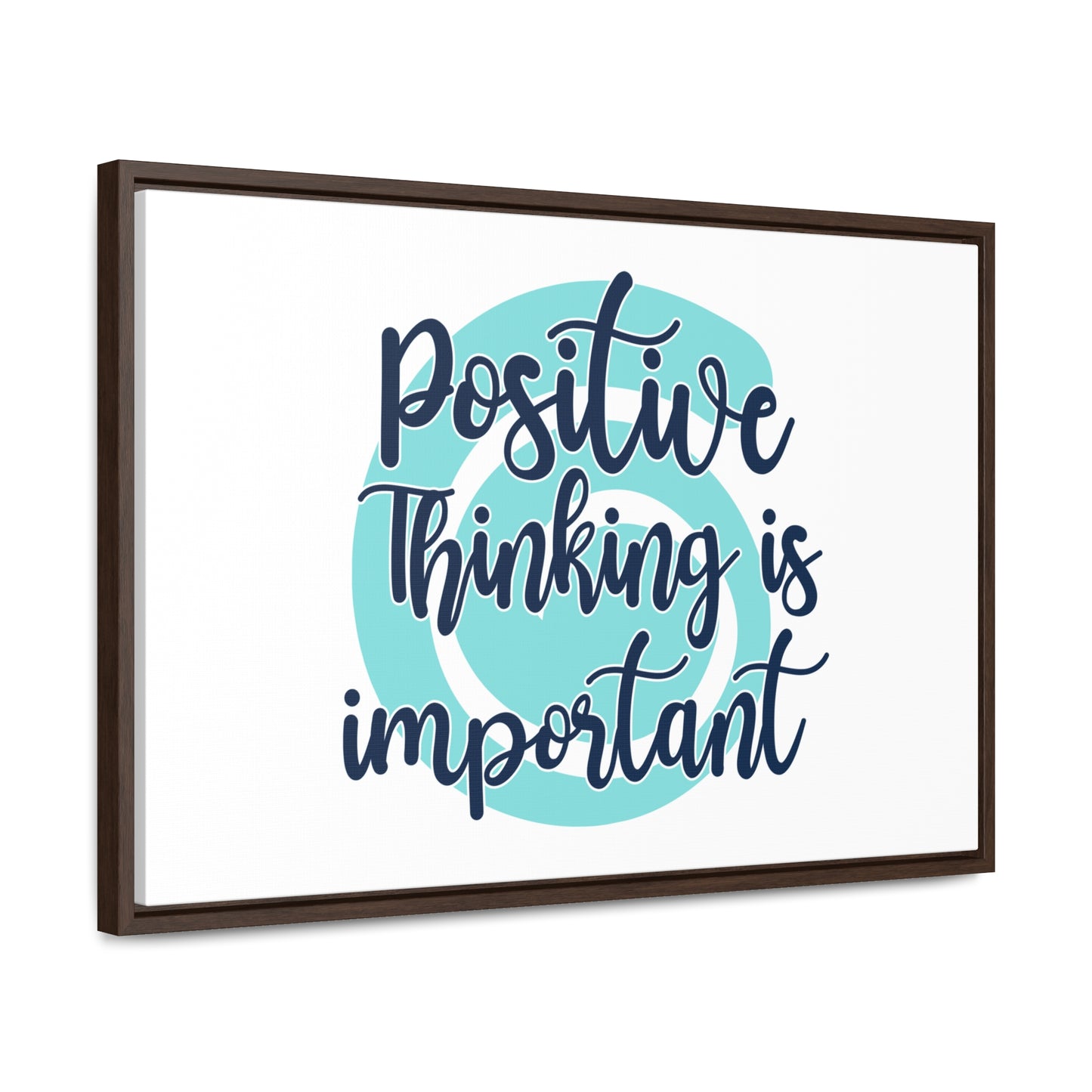 Positive Thinking is Important Wall Art
