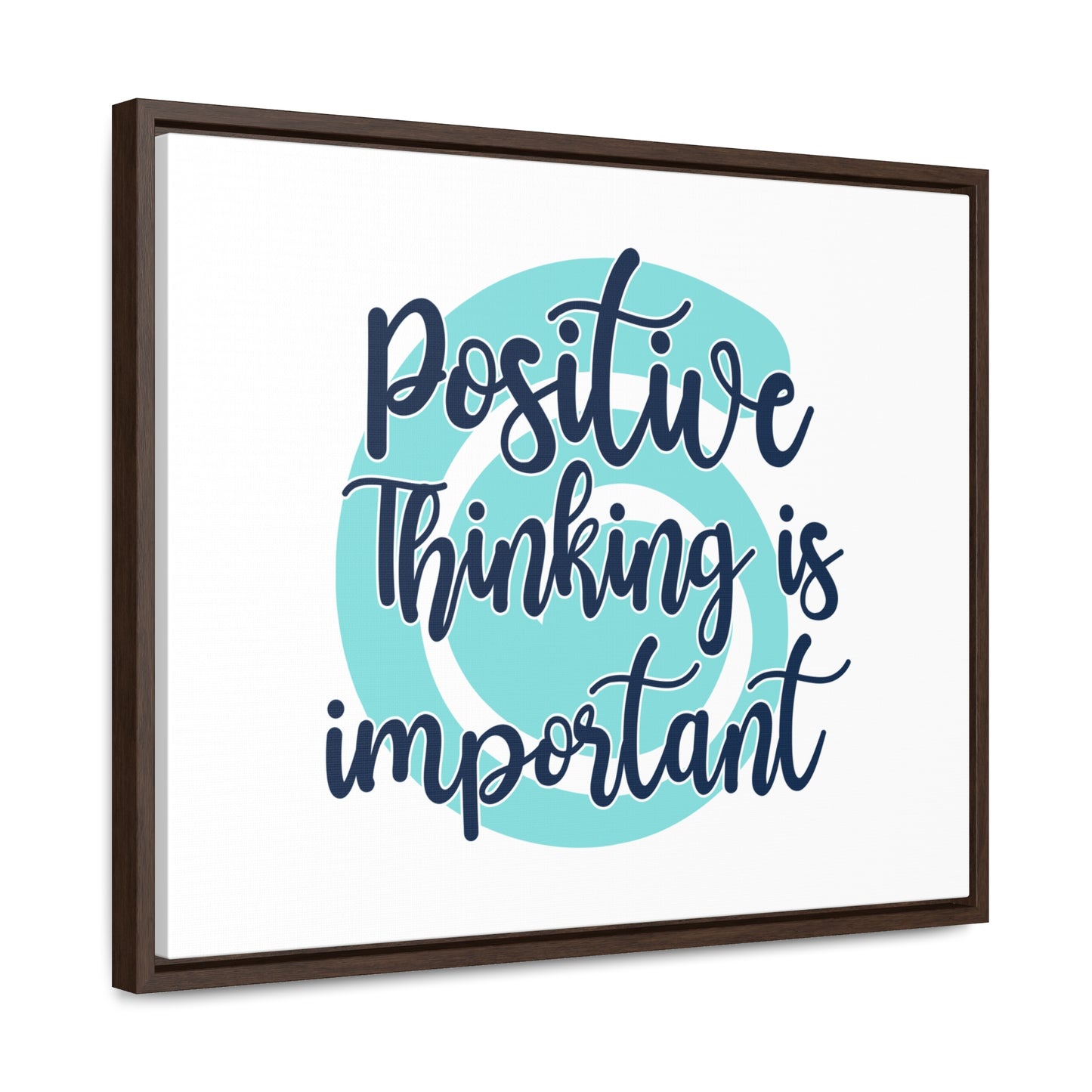 Positive Thinking is Important Wall Art