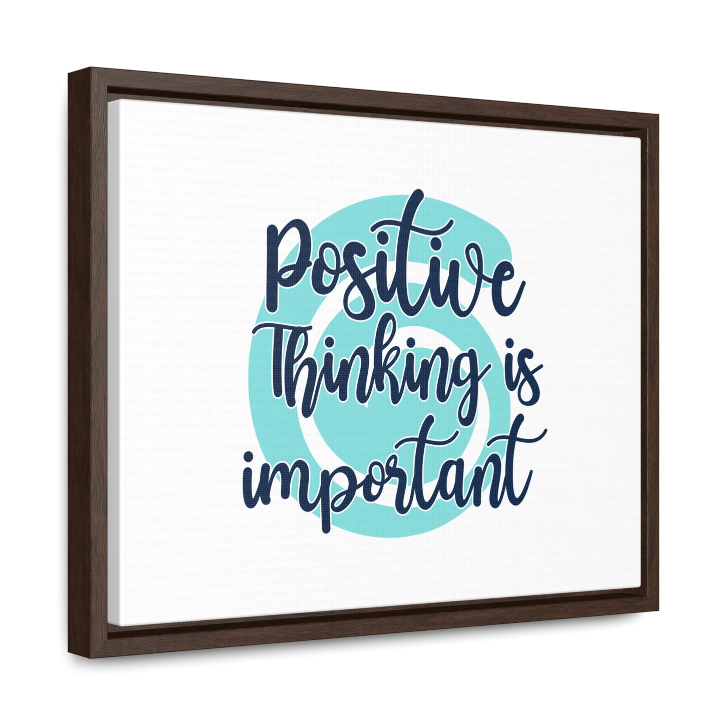 Positive Thinking is Important Wall Art