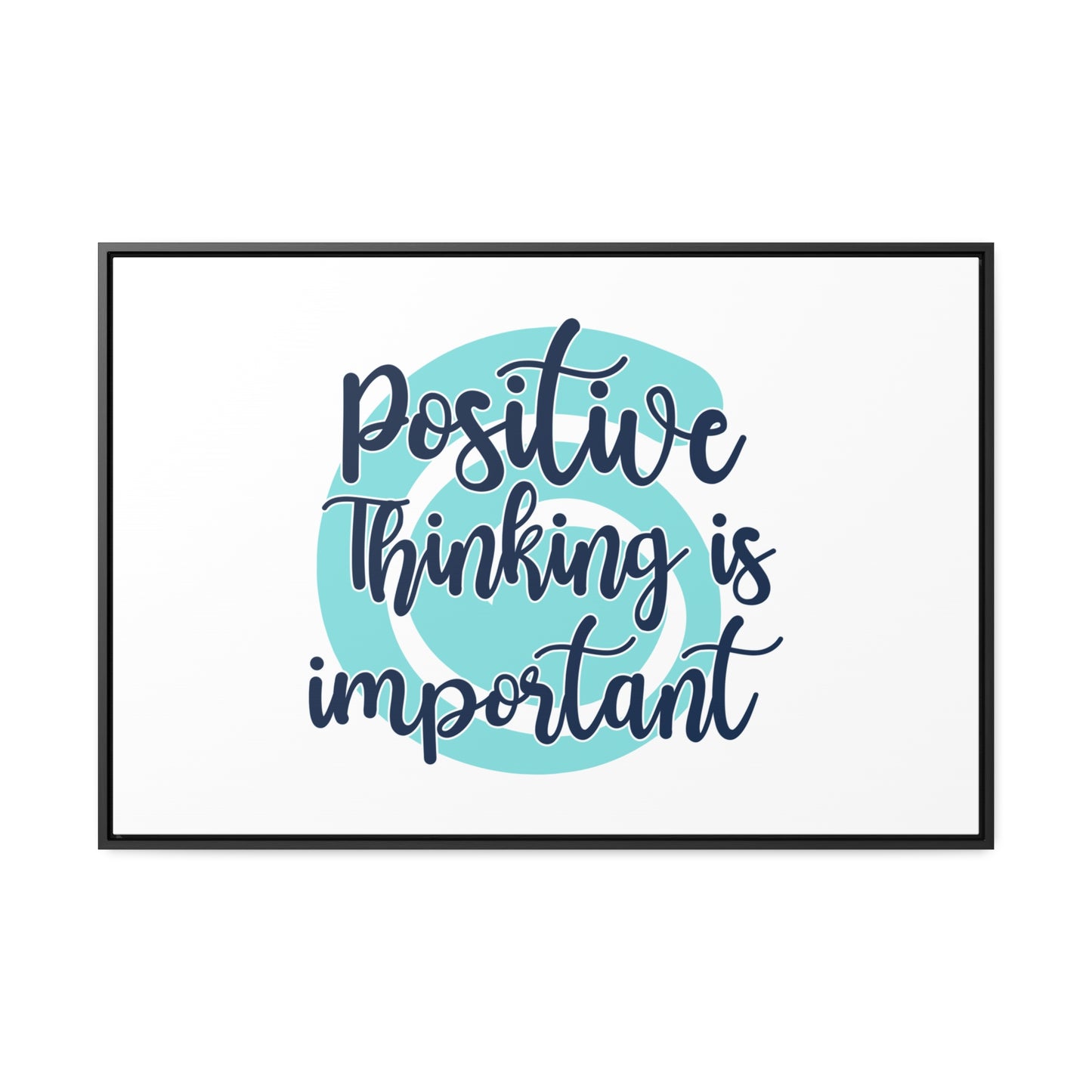 Positive Thinking is Important Wall Art