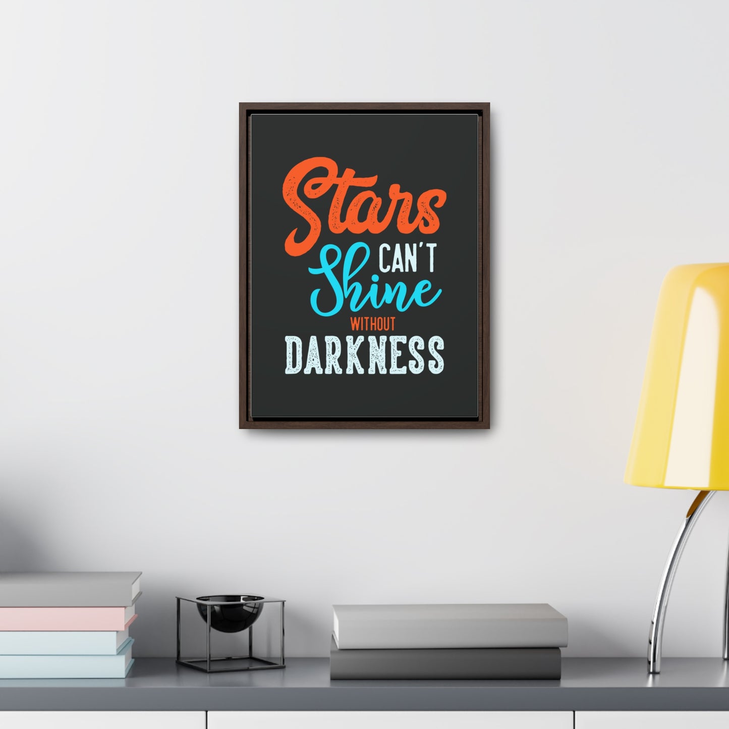 Stars Can't Shine Without Darkness Wall Art
