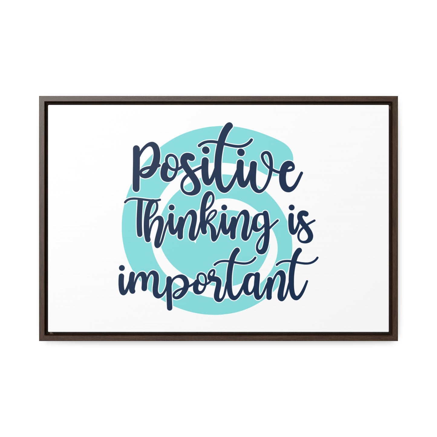 Positive Thinking is Important Wall Art