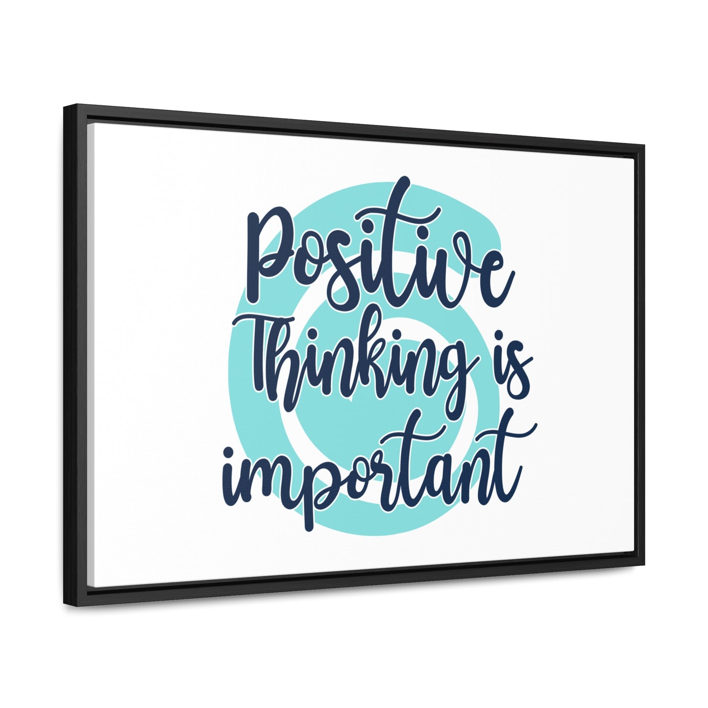 Positive Thinking is Important Wall Art