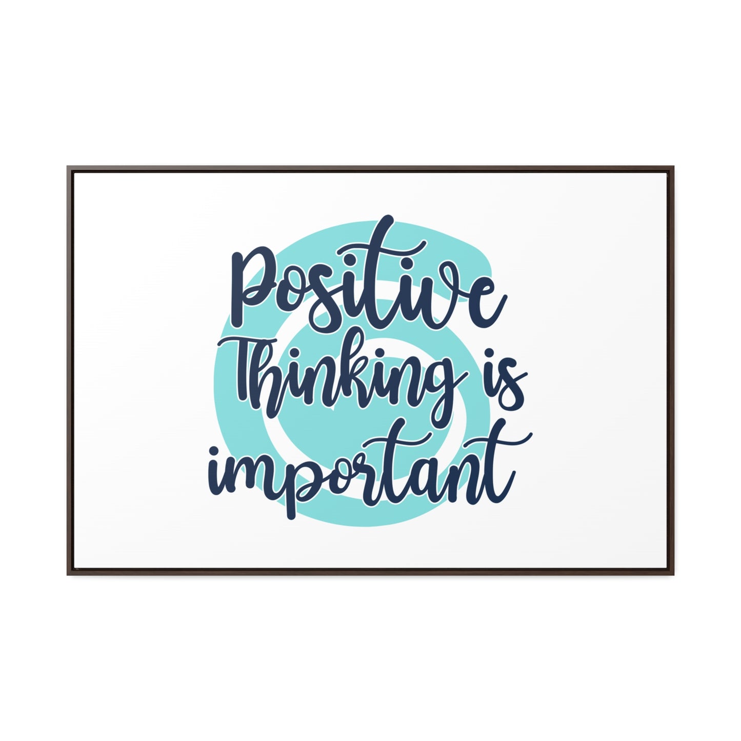 Positive Thinking is Important Wall Art