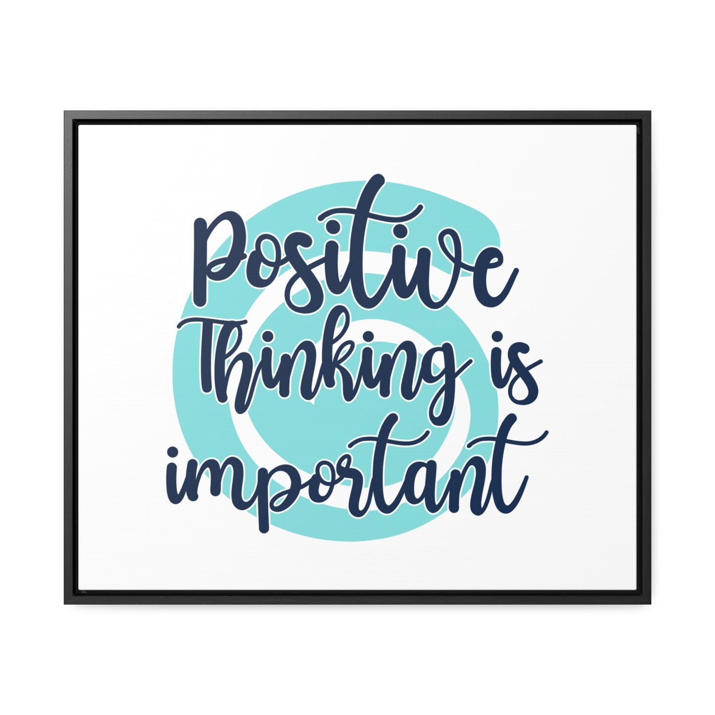 Positive Thinking is Important Wall Art