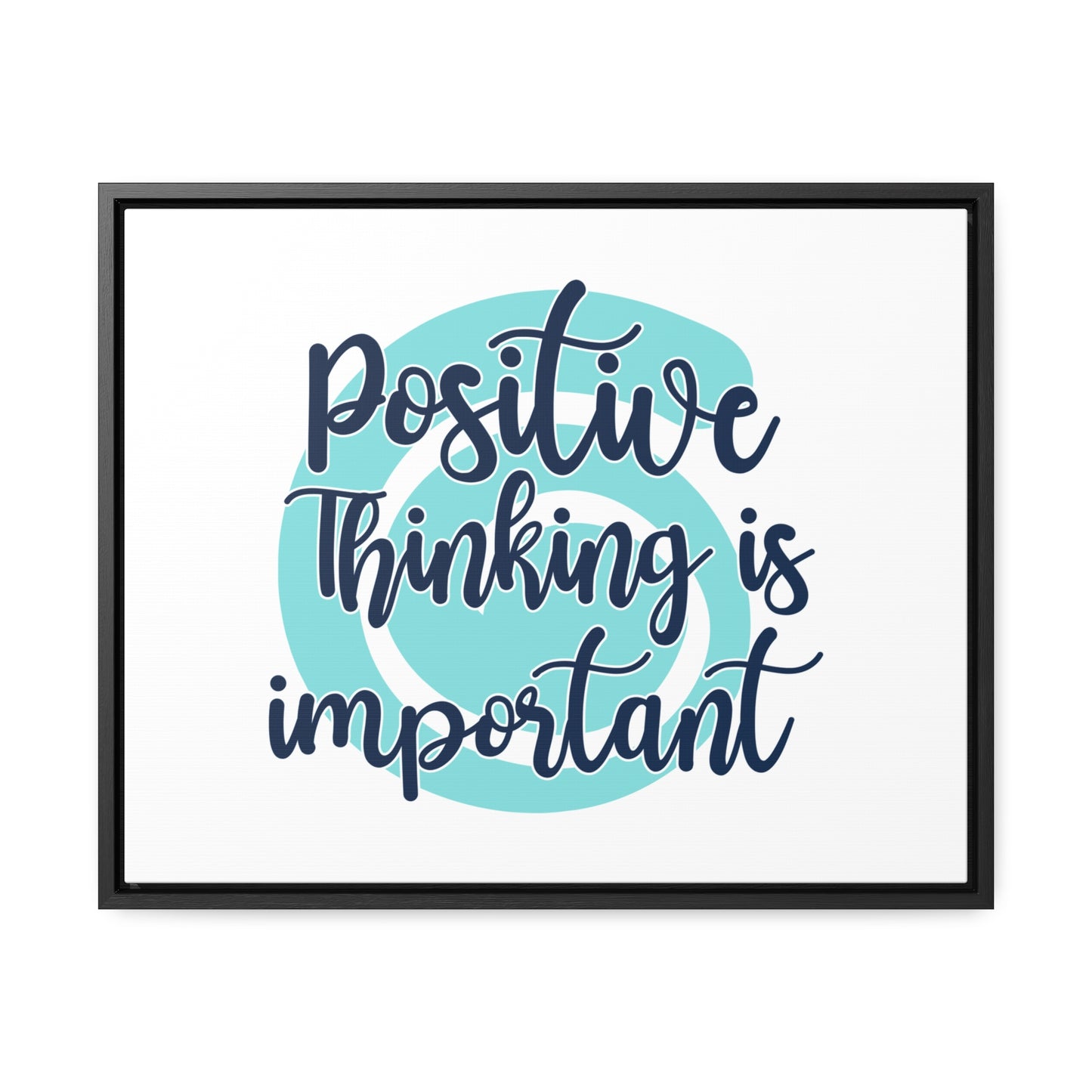 Positive Thinking is Important Wall Art