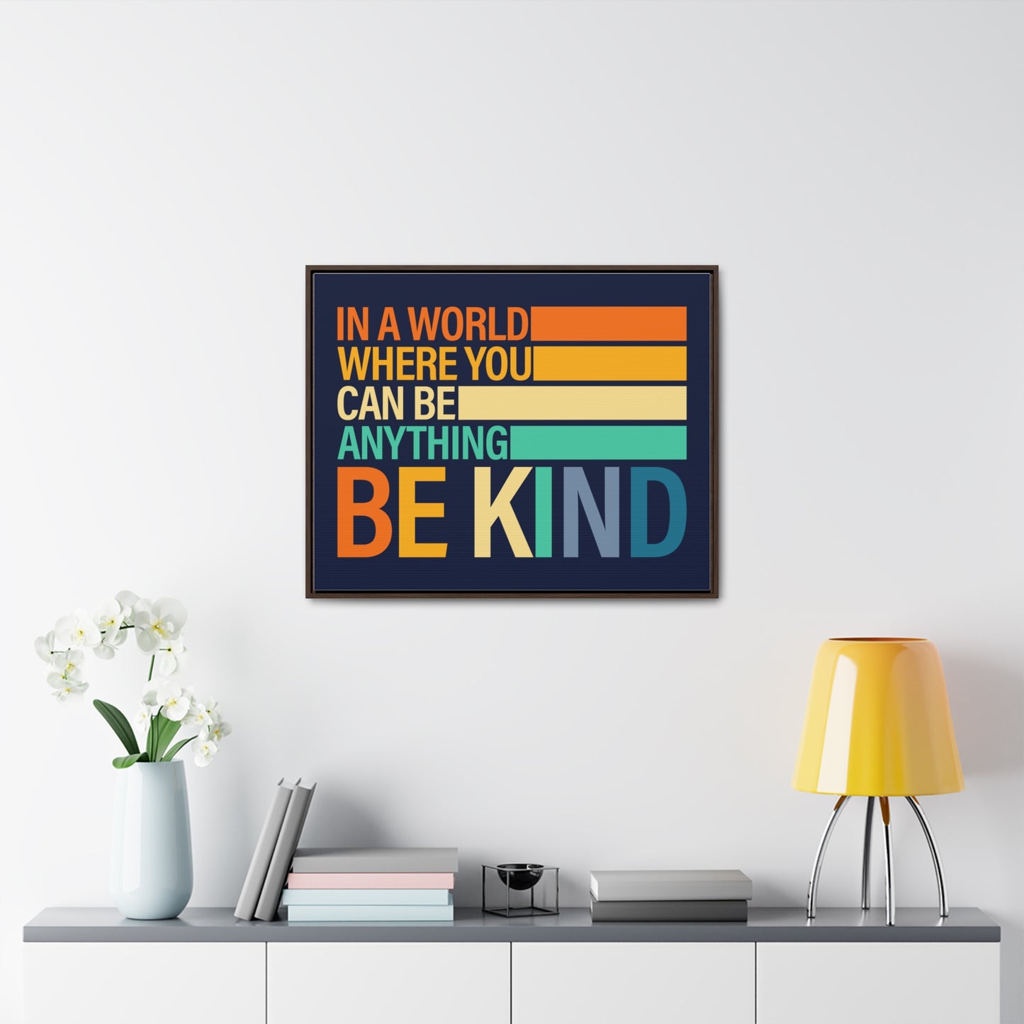 In A World Where You Can Be Anything Be Kids Wall Art