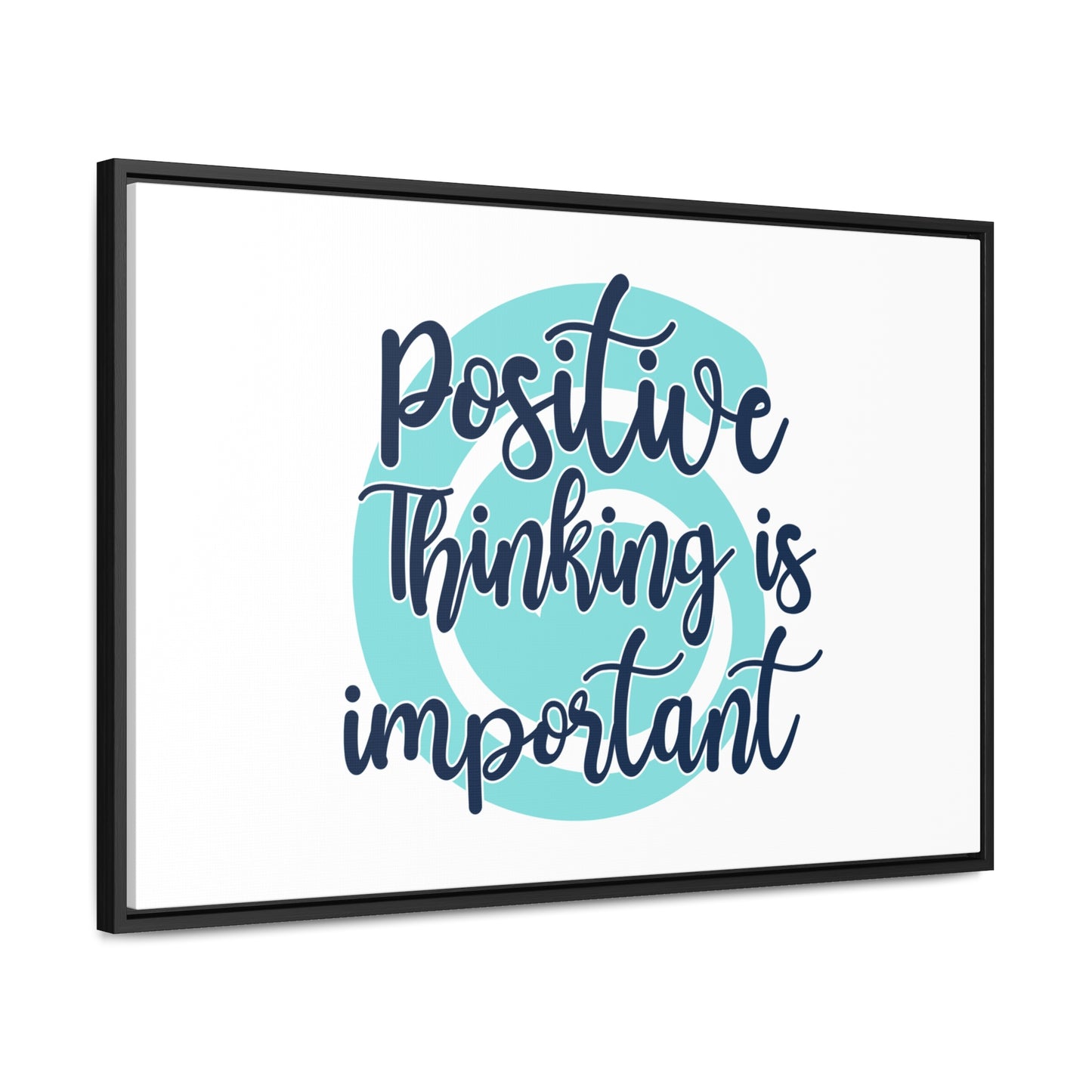 Positive Thinking is Important Wall Art