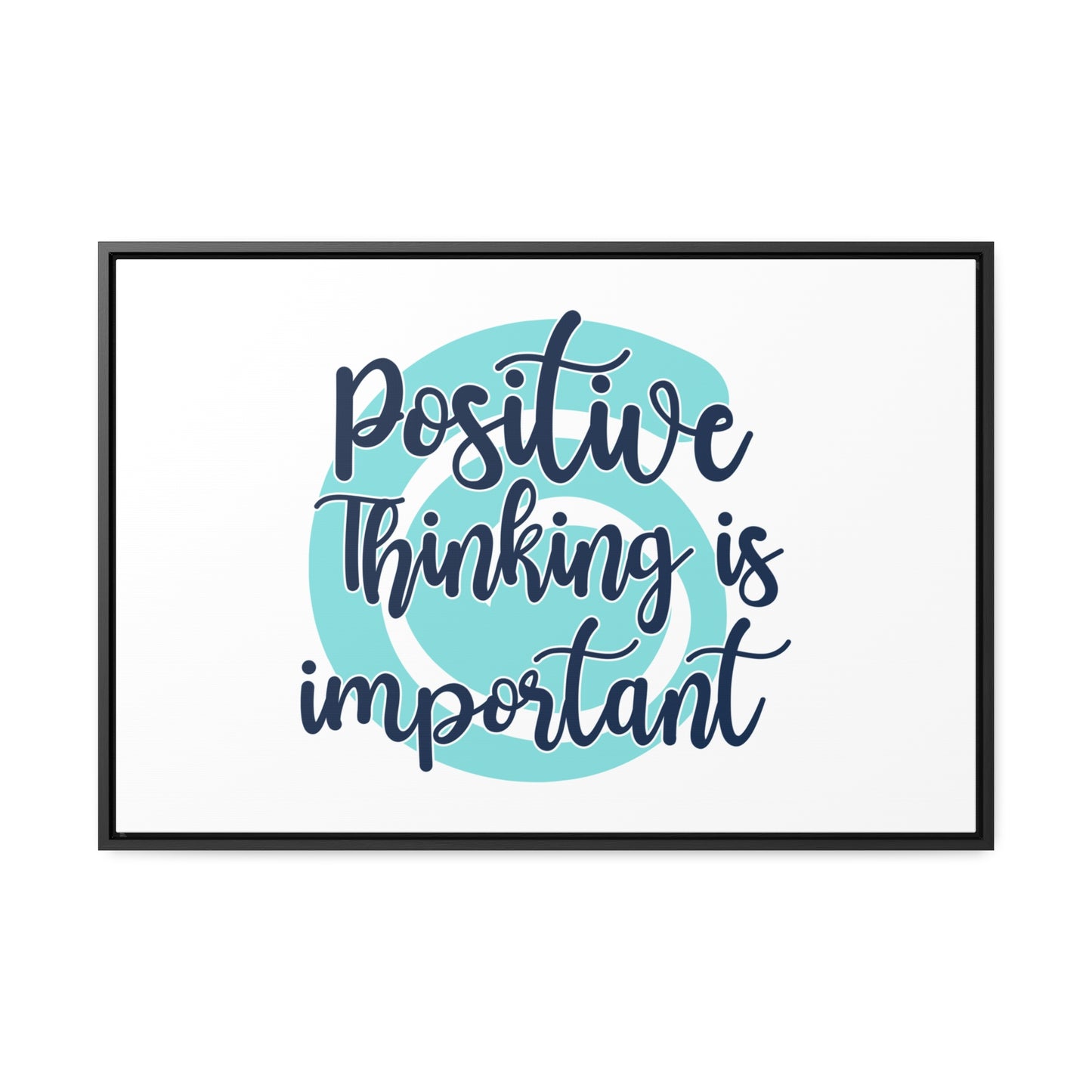 Positive Thinking is Important Wall Art
