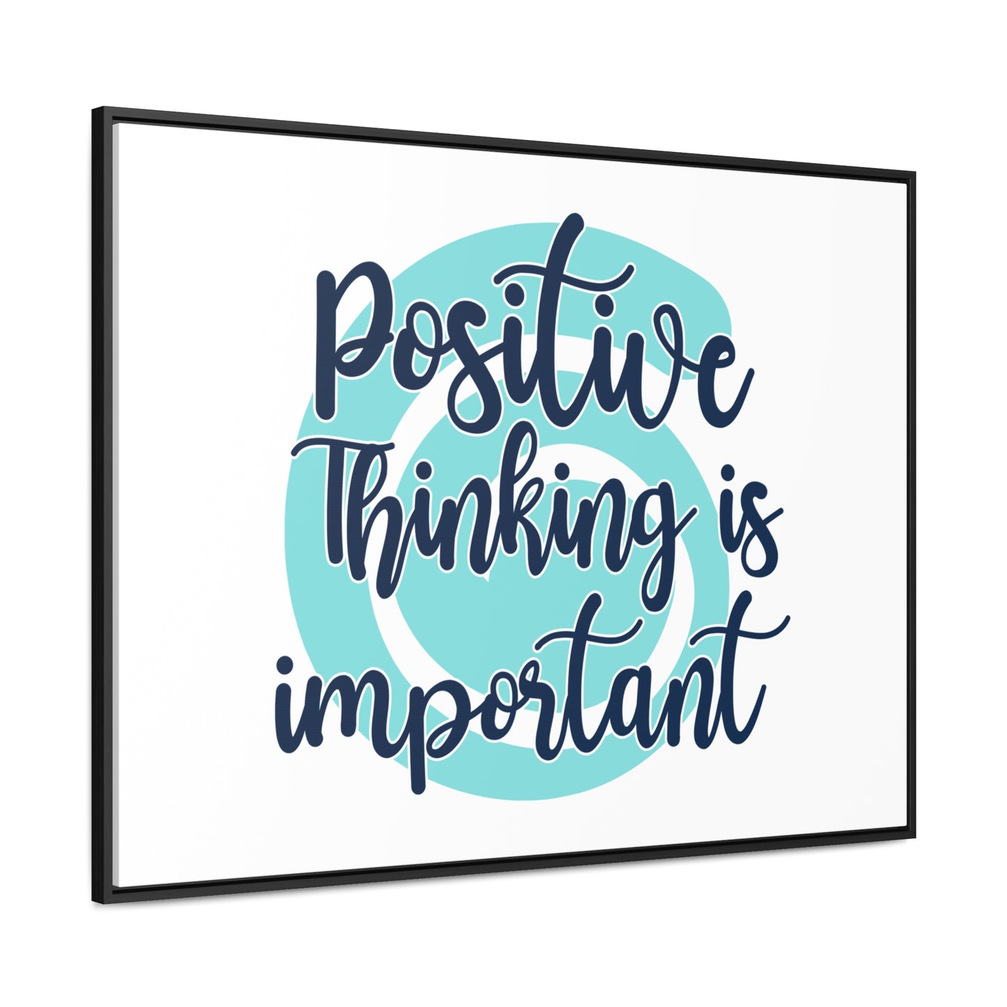 Positive Thinking is Important Wall Art