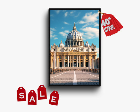 St. Peter s Basilica Canvas Wall Art