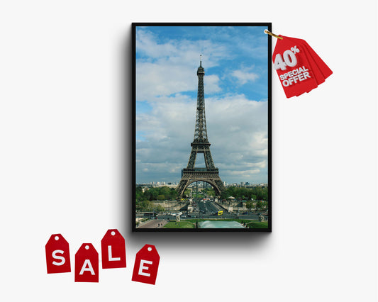 Eiffel Tower Wall Art, Home Decor