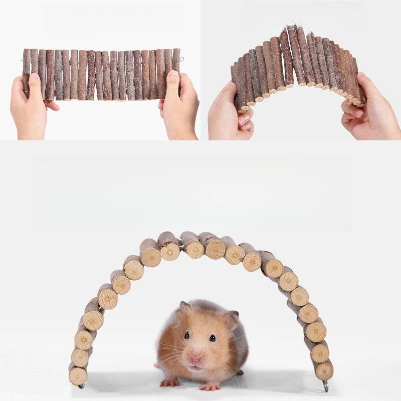 Pet Hamster Branch Wood Fence