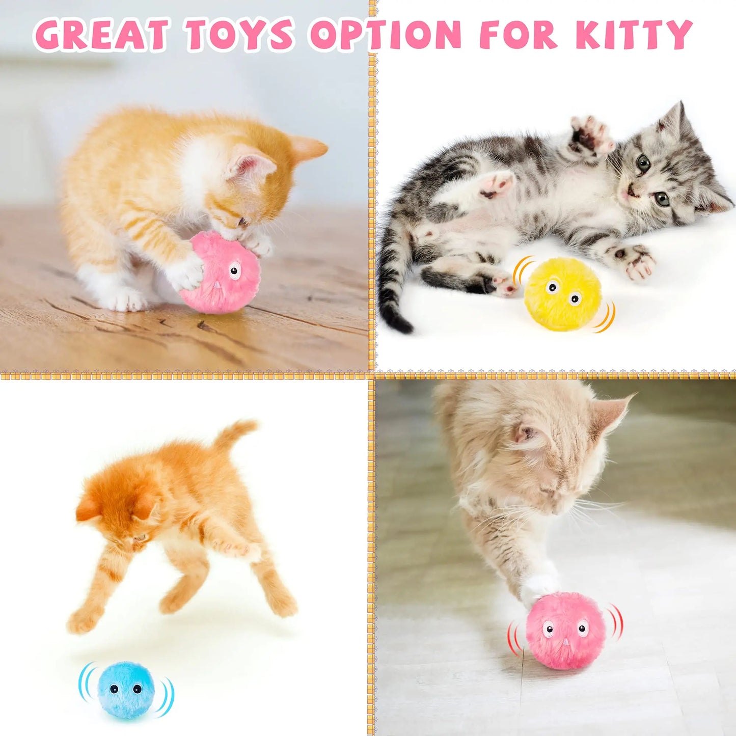Interactive Ball Catnip Toy