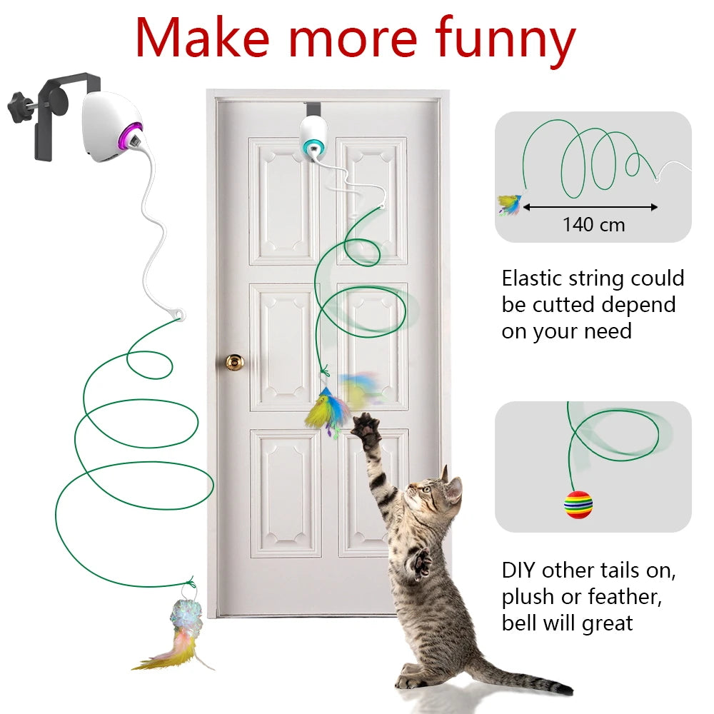 Rope Automatic Teaser Cat String Toy