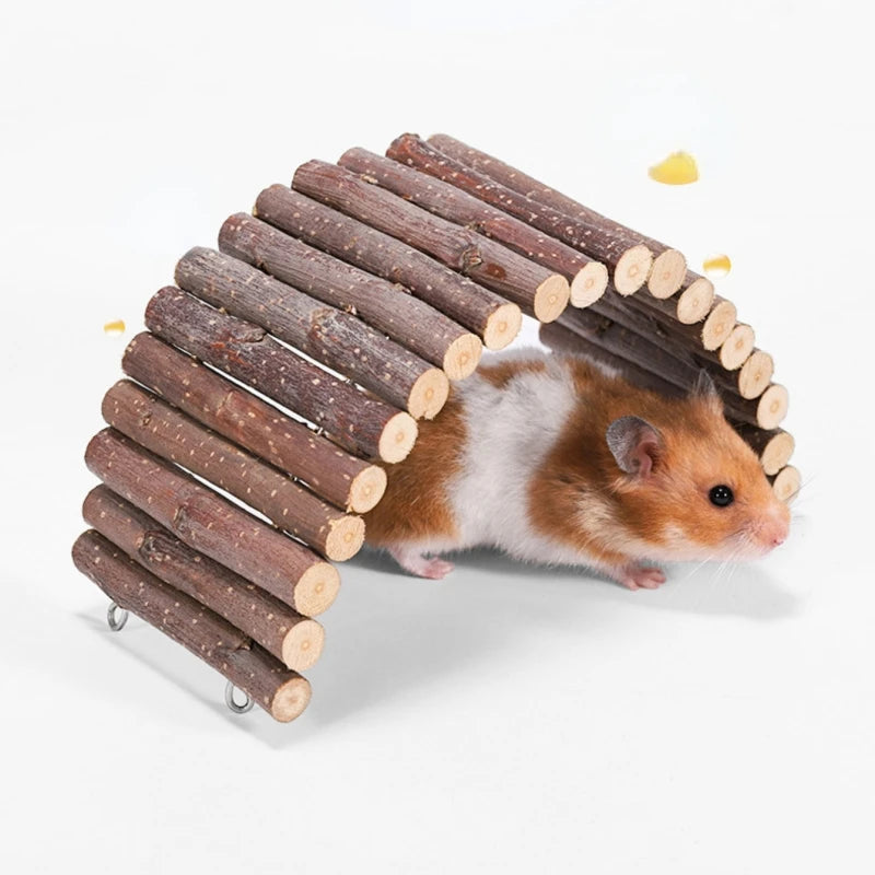 Pet Hamster Branch Wood Fence