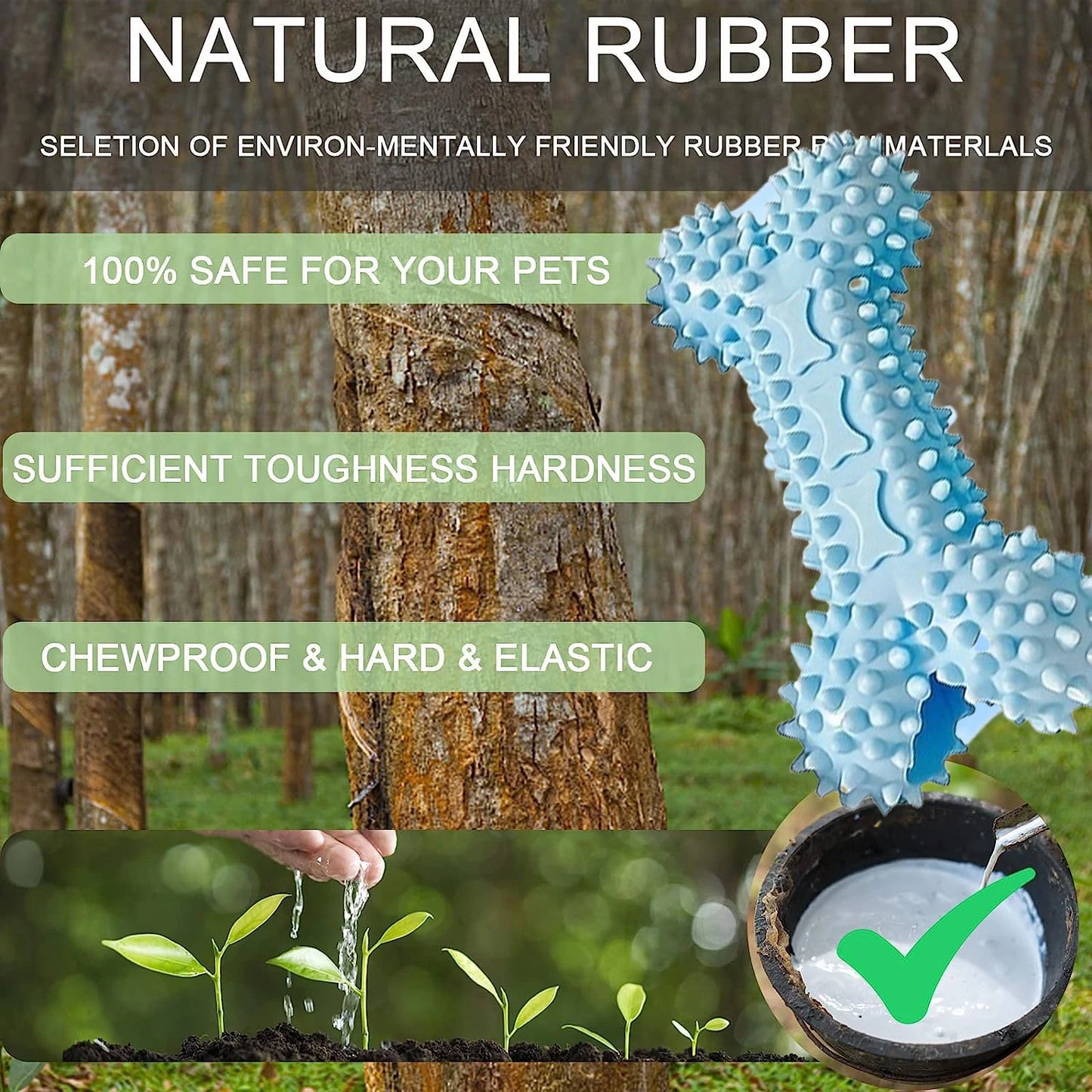 4 Pack Dog Chew Toy