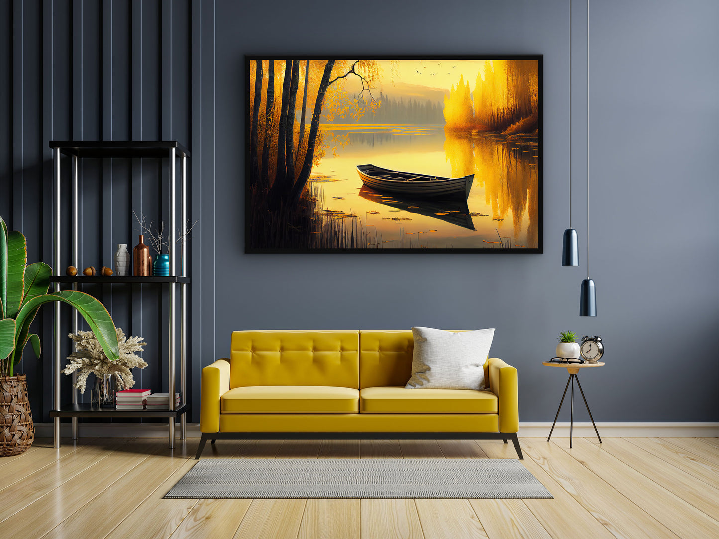 Wooden Boat Wall Art