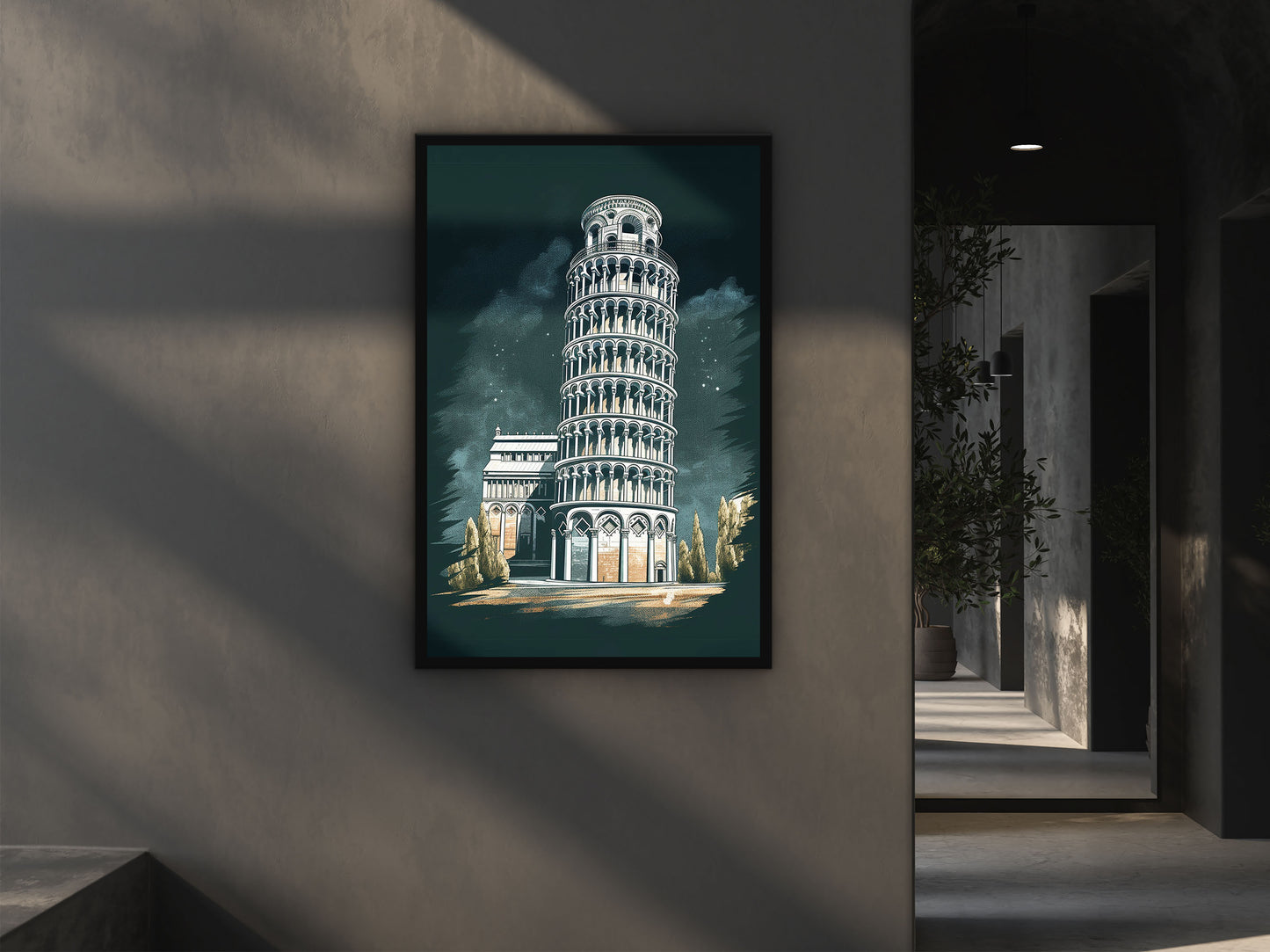 Leaning Tower Wall Art