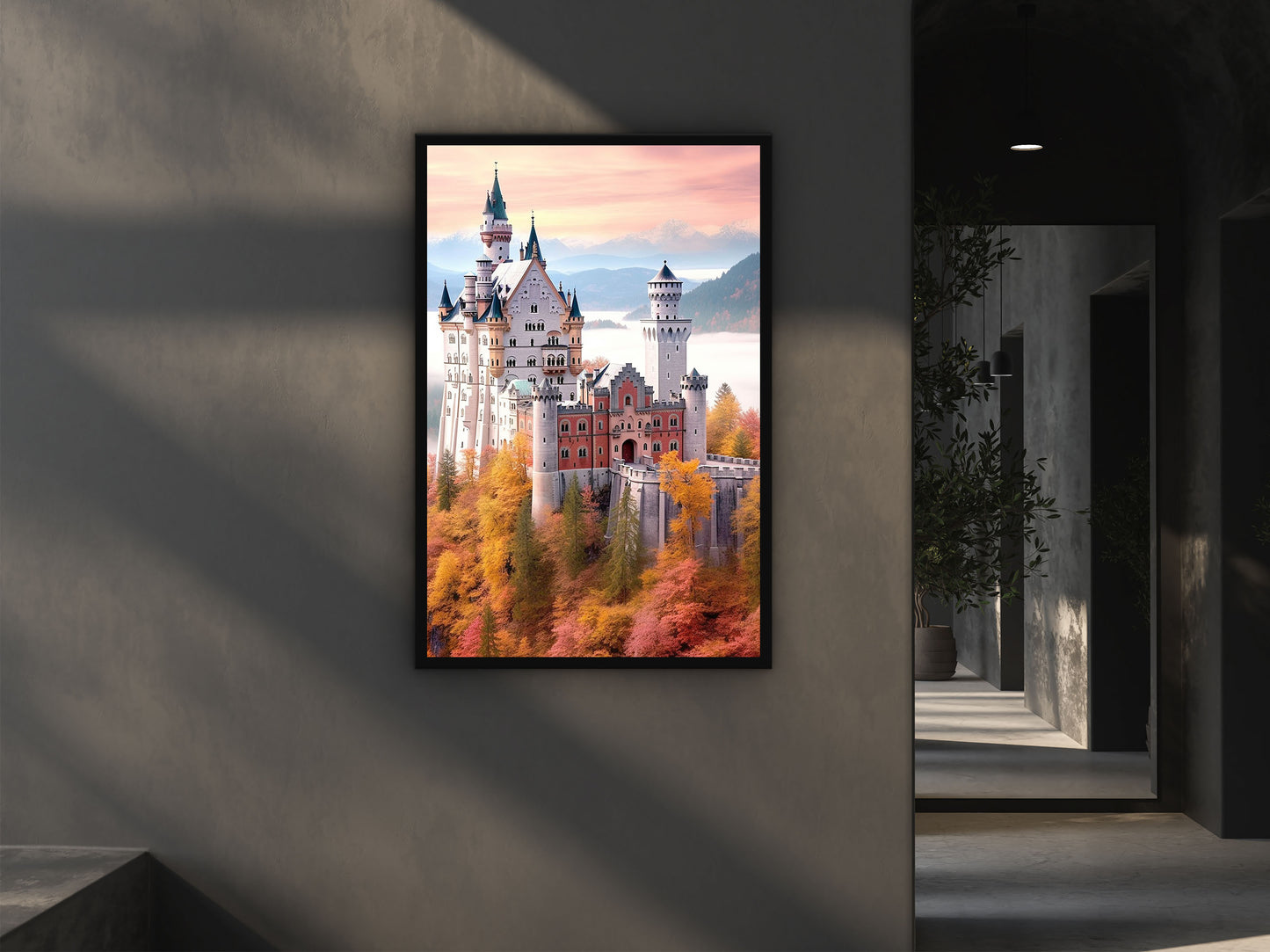 Neuschwanstein Castle Canvas Wall Art