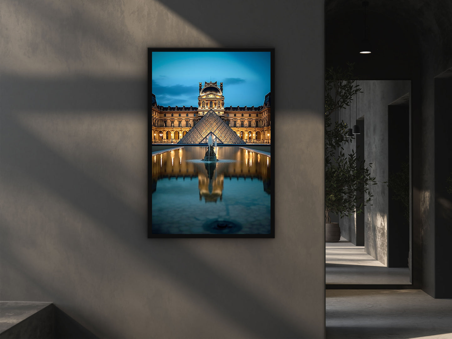 Louvre Pyramid Wall Art