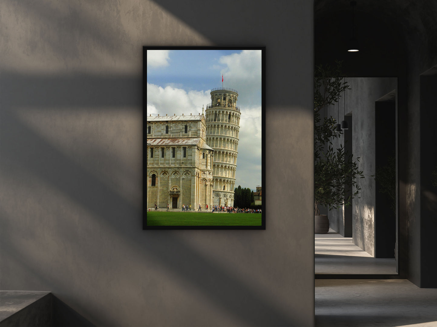 Ancient Leaning Tower Wall Art