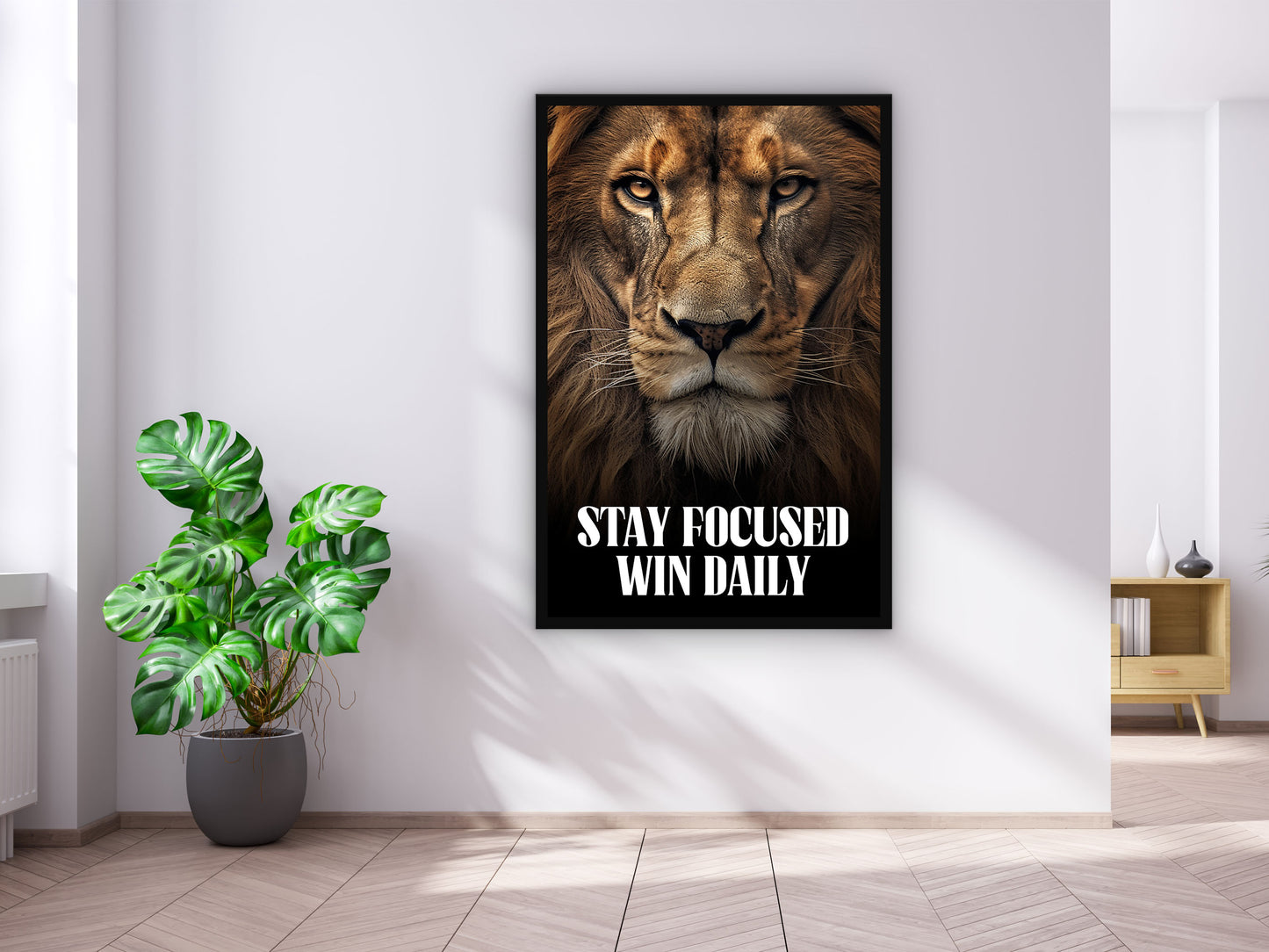 Stay Focused Win Daily Wall Art