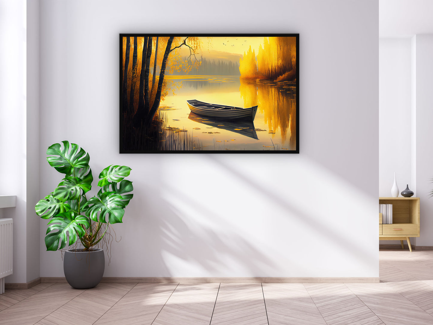 Wooden Boat Wall Art