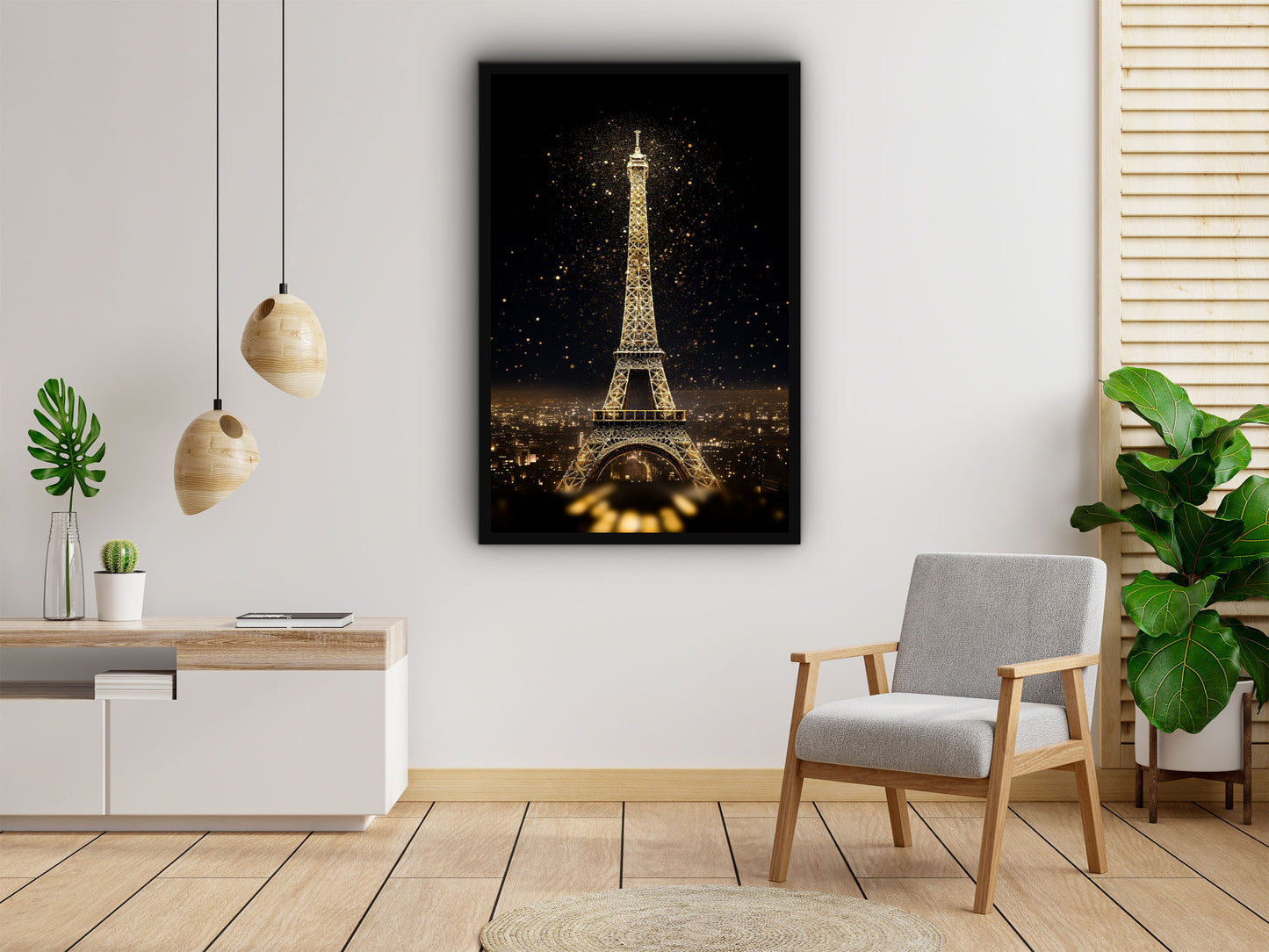 Eiffel Tower Wall Art Decor